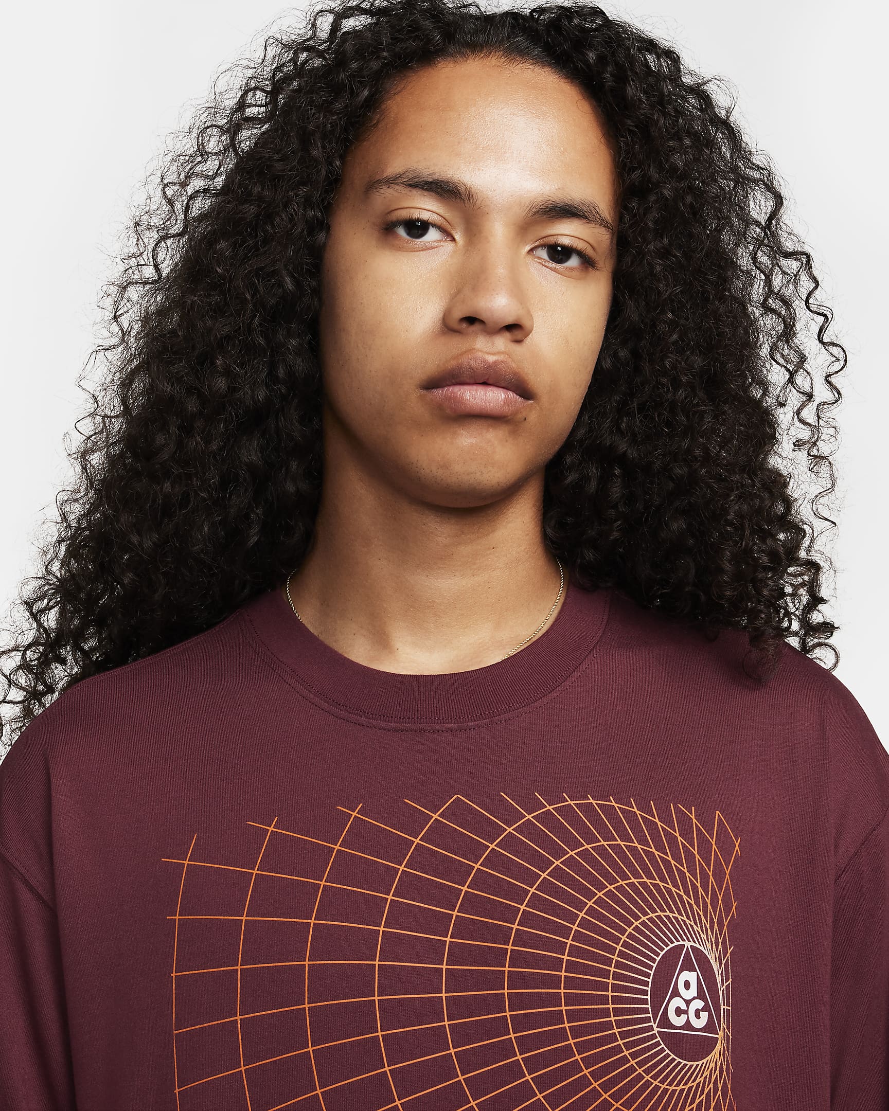 Nike ACG "Manhole" Men's Long-Sleeve T-Shirt - Night Maroon