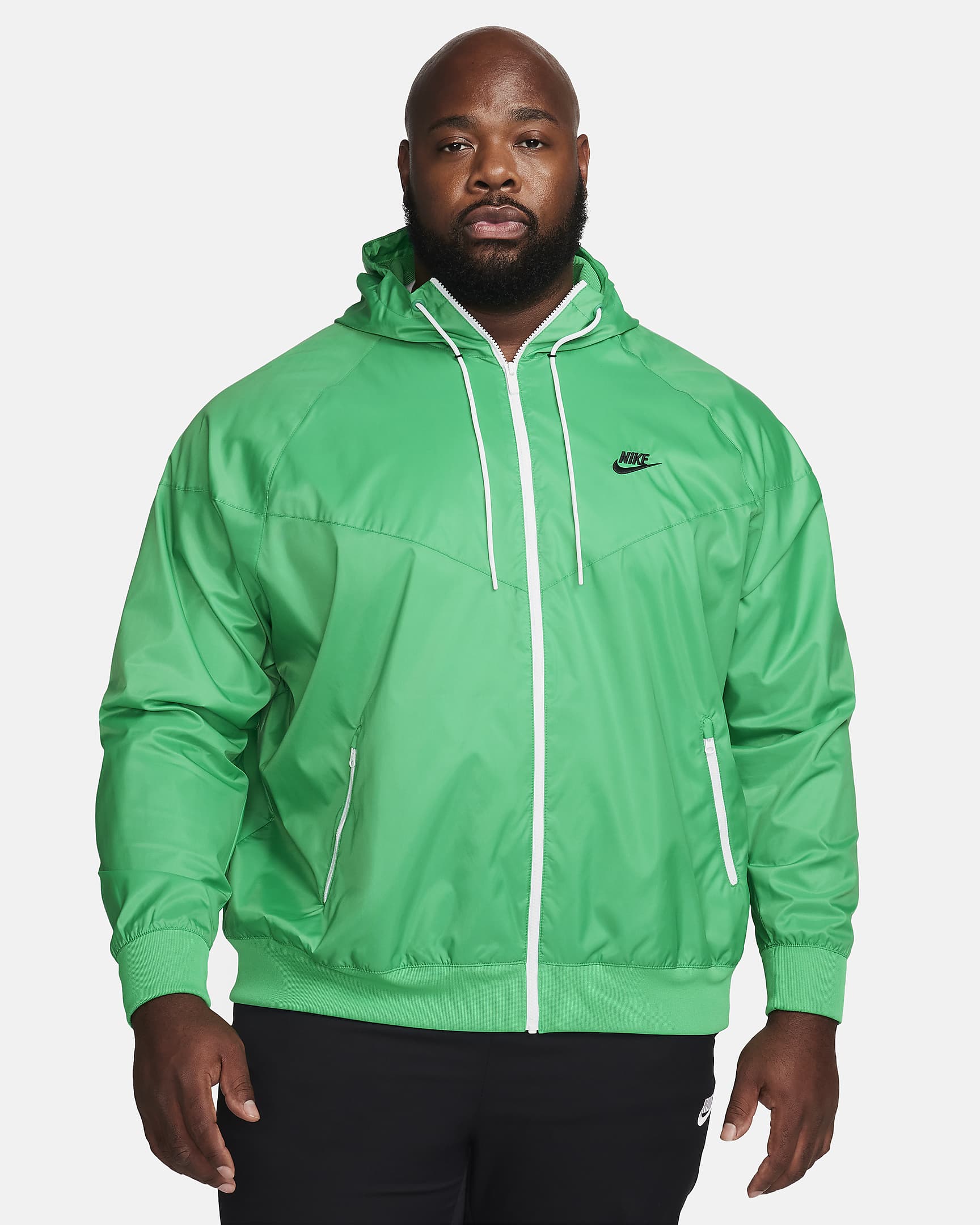 Nike Sportswear Windrunner Men's Hooded Jacket - Stadium Green/Black