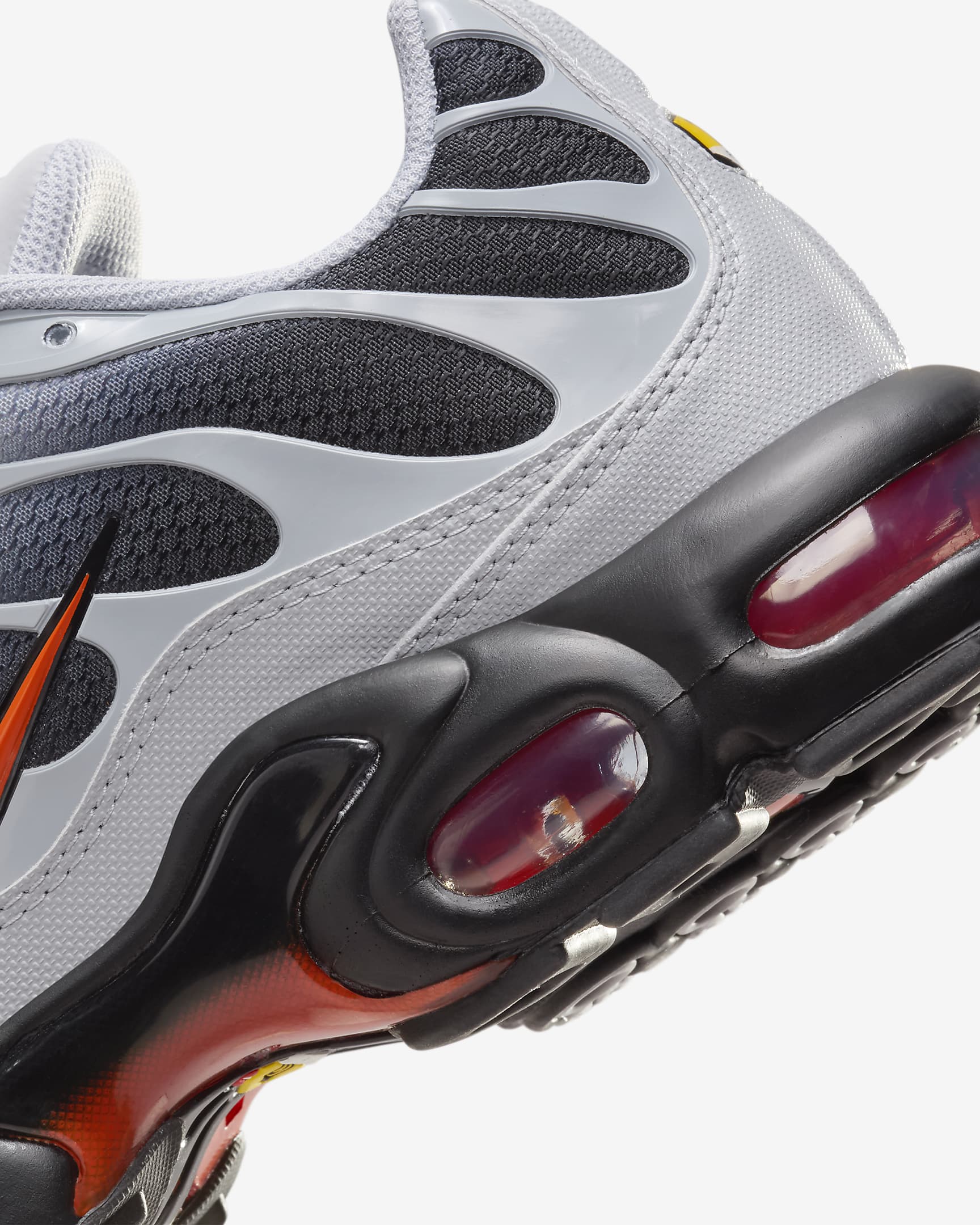 Nike Air Max Plus Men's Shoes - Wolf Grey/Black/White/Picante Red