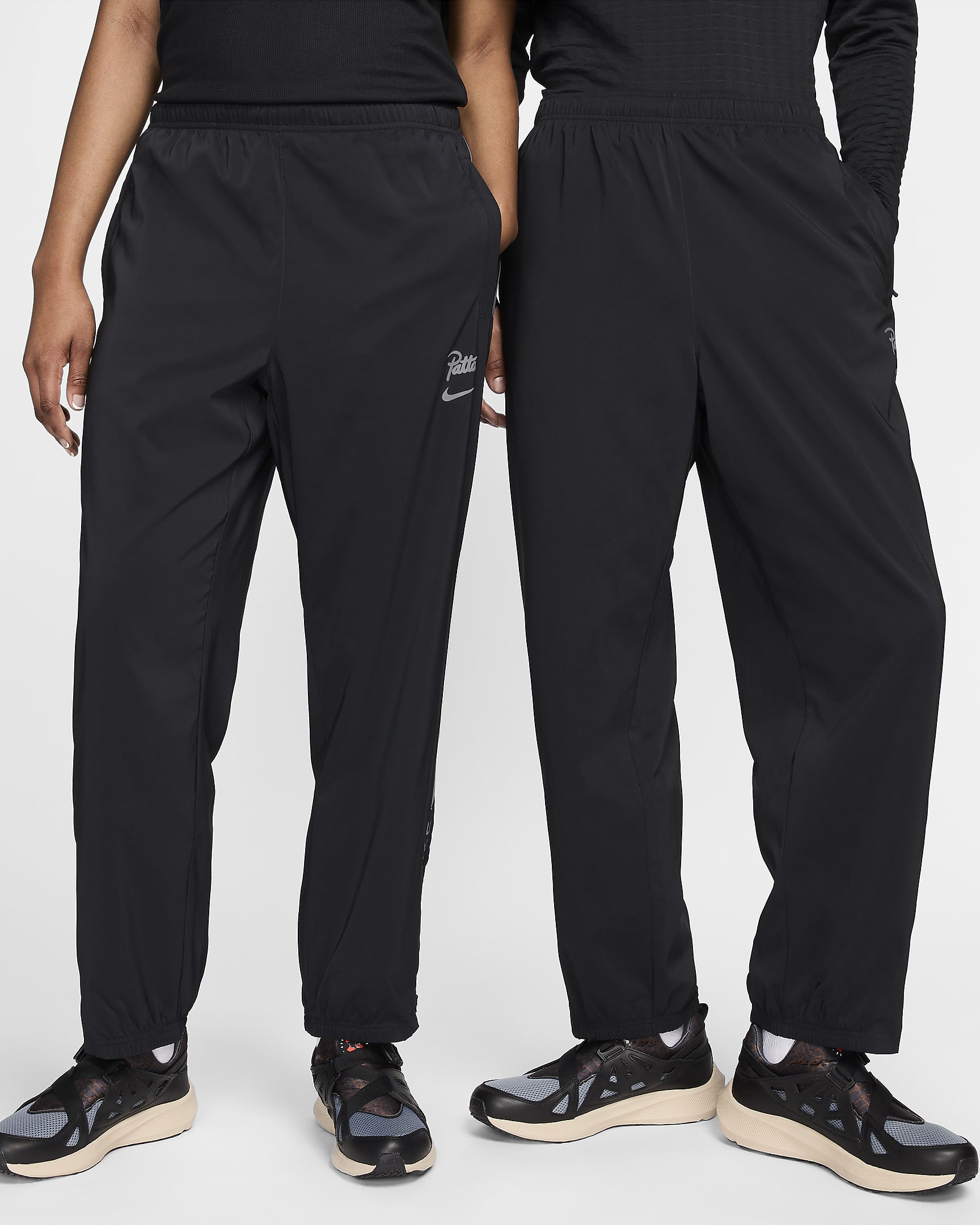 Nike x Patta Running Team Men's Tracksuit Bottoms - Black