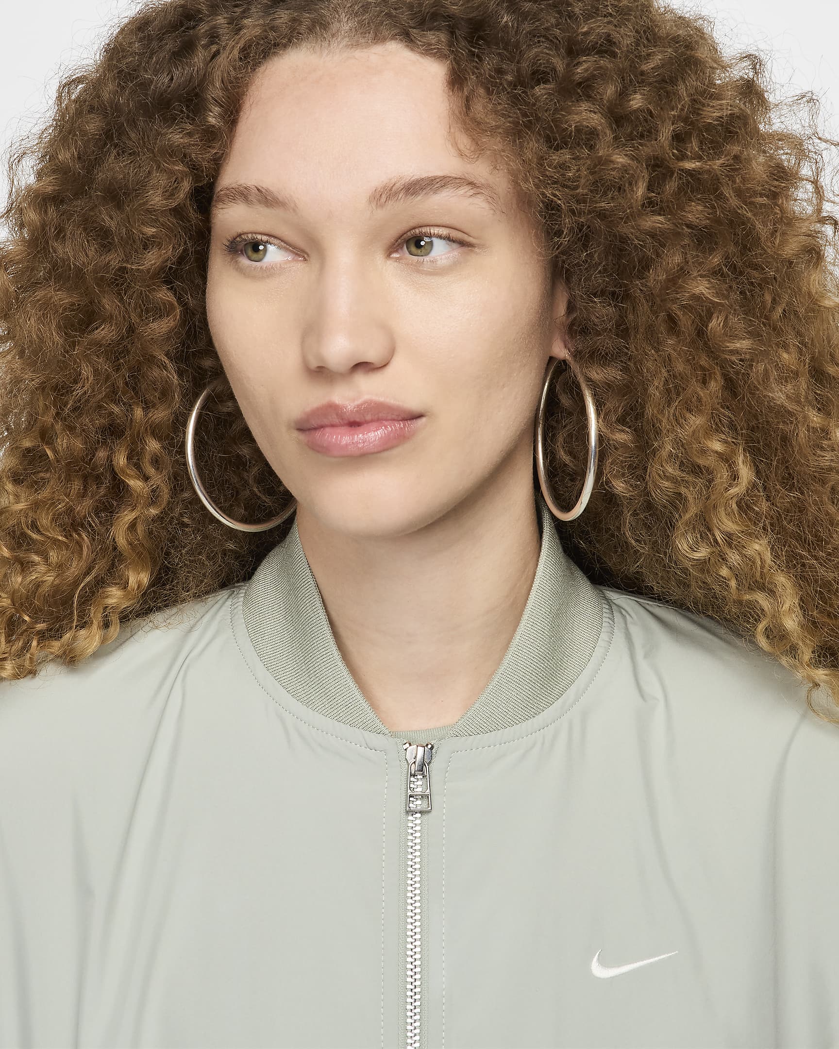 Giacca bomber oversize Nike Sportswear Essential – Donna - Jade Horizon/Sail