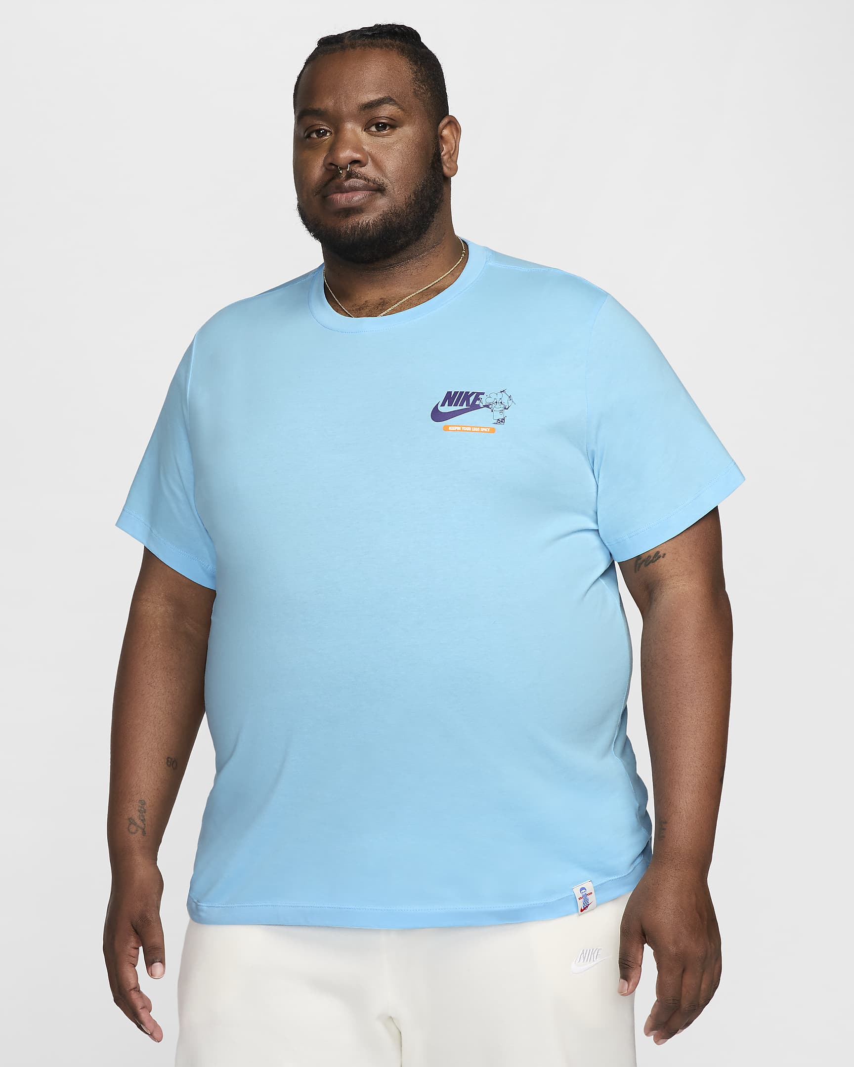 Playera para hombre Nike Sportswear - Azul acuario