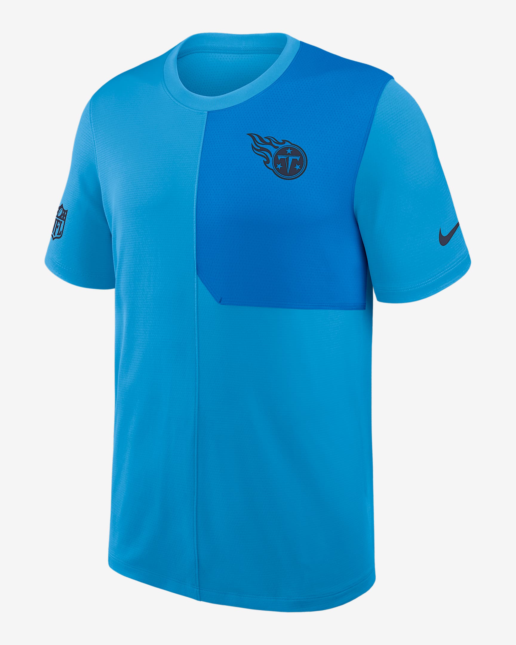 Tennessee Titans Sideline Coach Men's Nike Dri-FIT NFL Top - Blue