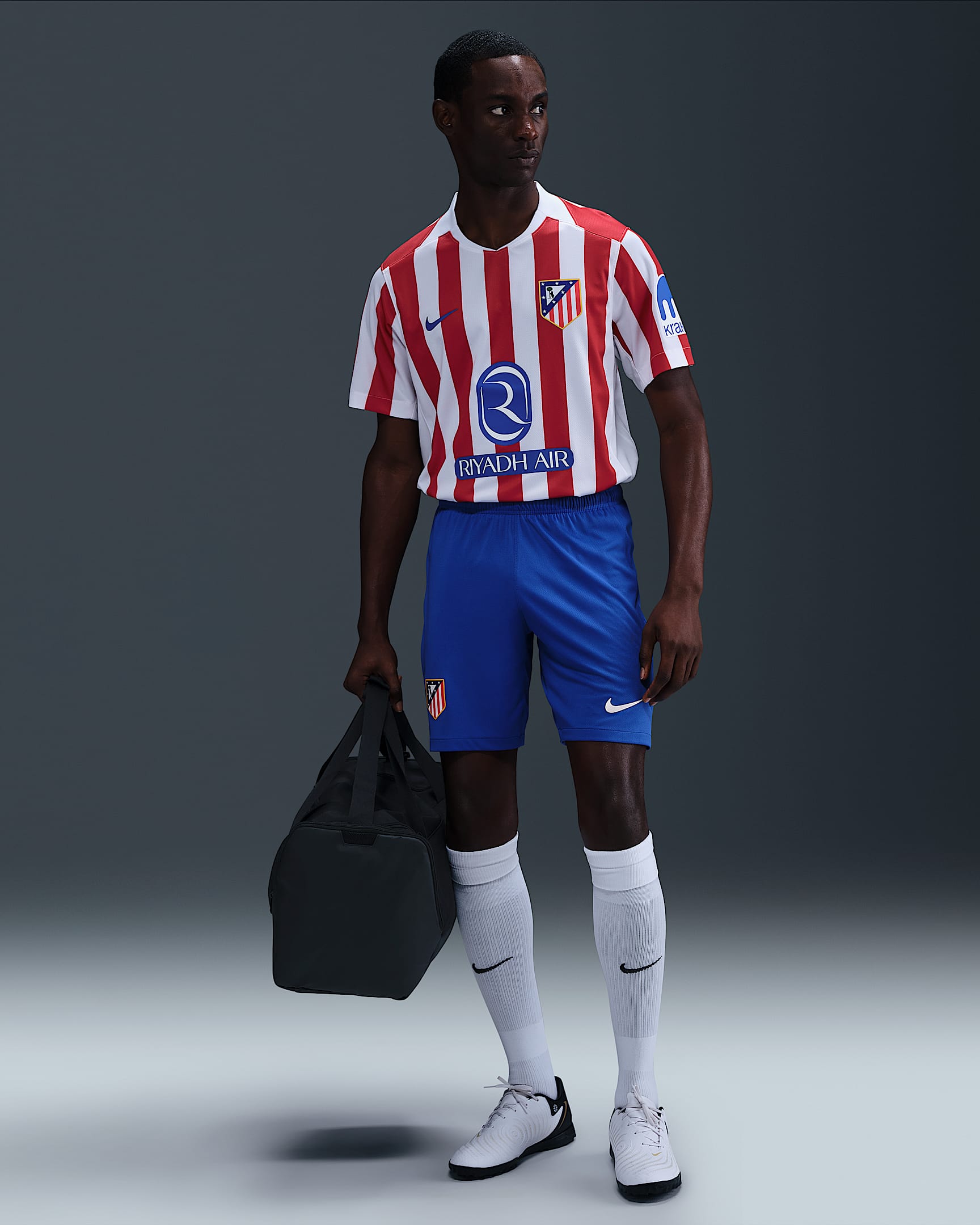 Atlético Madrid 2025/26 Stadium Home Men's Nike Dri-FIT Football Replica Shorts - Hyper Royal/White