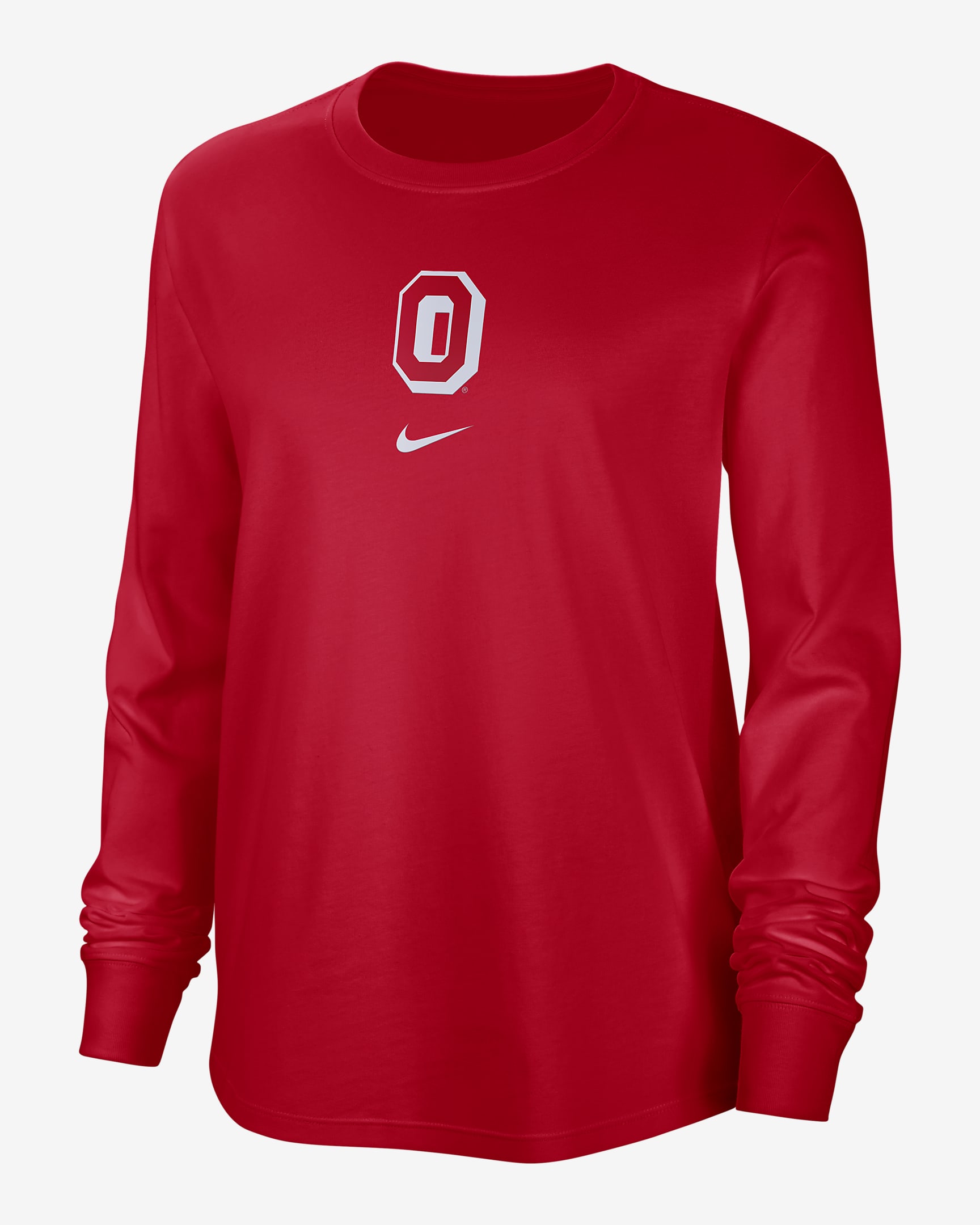 Ohio State Women's Nike College Crew-Neck Long-Sleeve T-Shirt. Nike.com
