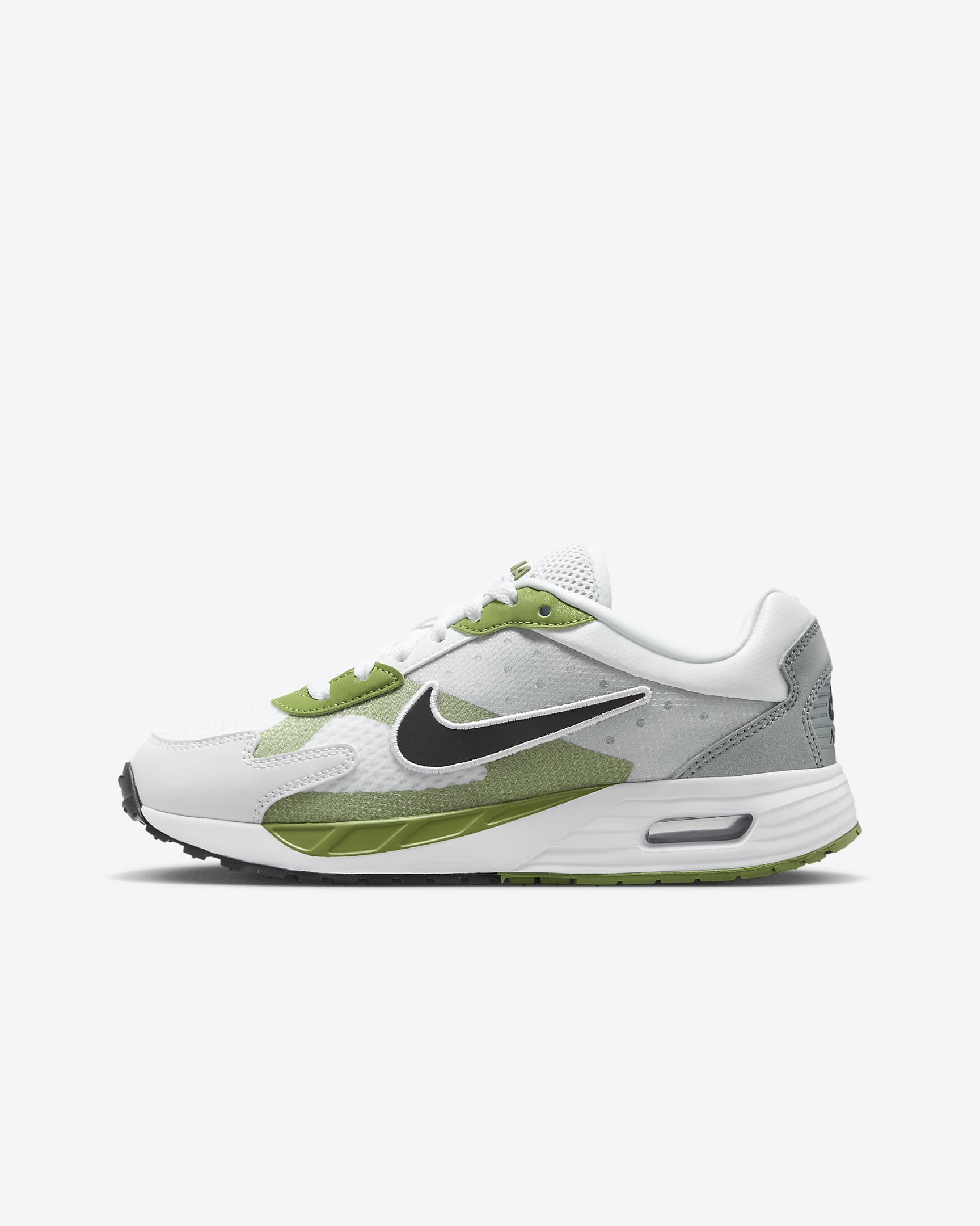 Nike Air Max Solo sko til store barn - Hvit/Chlorophyll/Smoke Grey/Svart