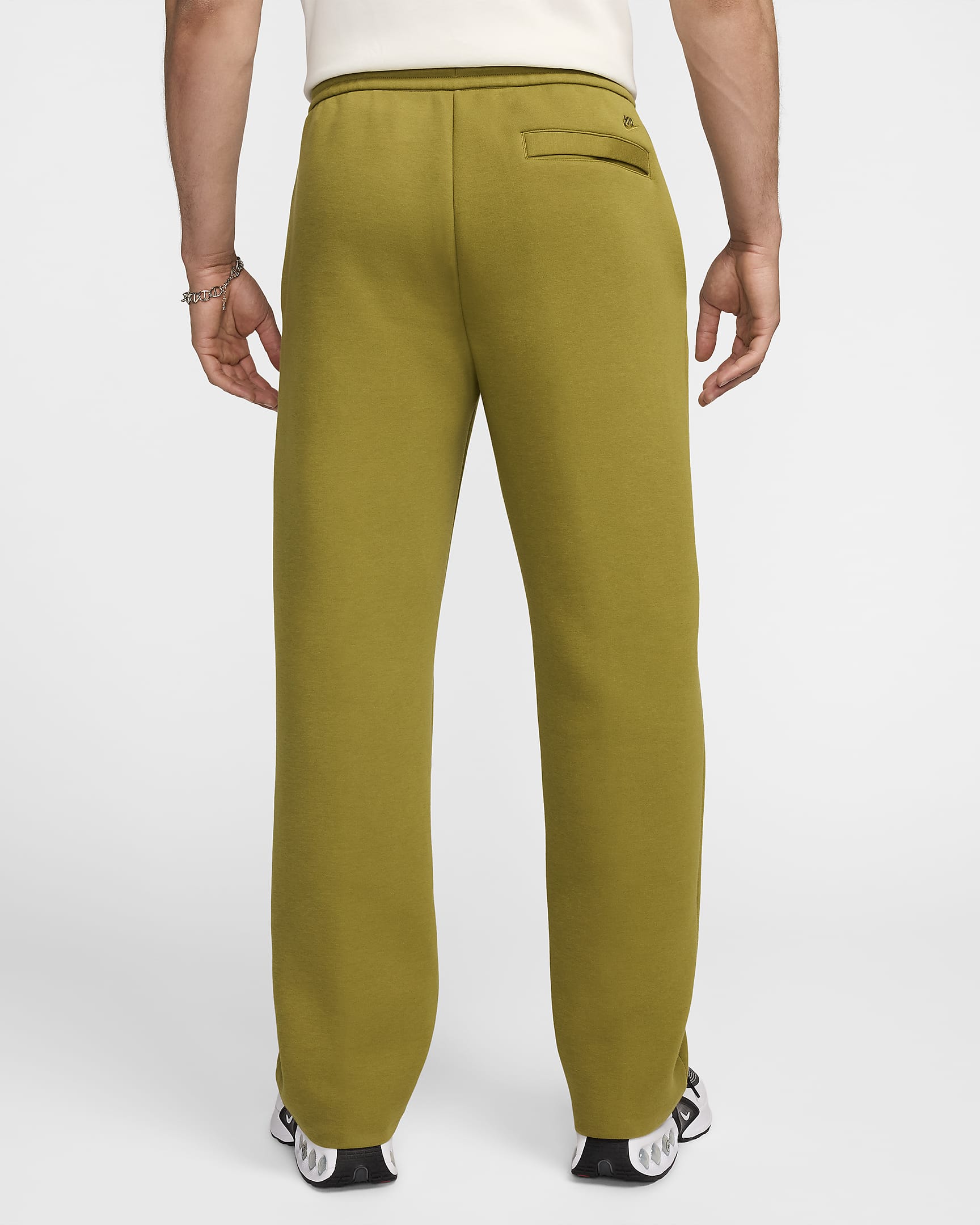 Pantalon ajusté en tissu Fleece Nike Tech pour homme - Pacific Moss/Pacific Moss