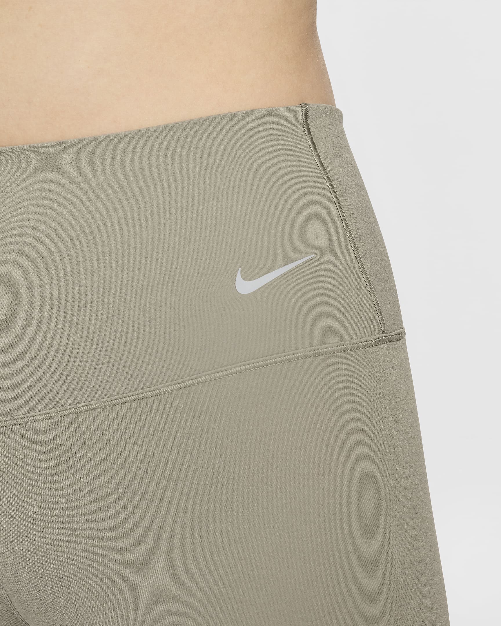 Nike Zenvy Women's Gentle-Support High-Waisted 7/8 Leggings - Light Army/Black