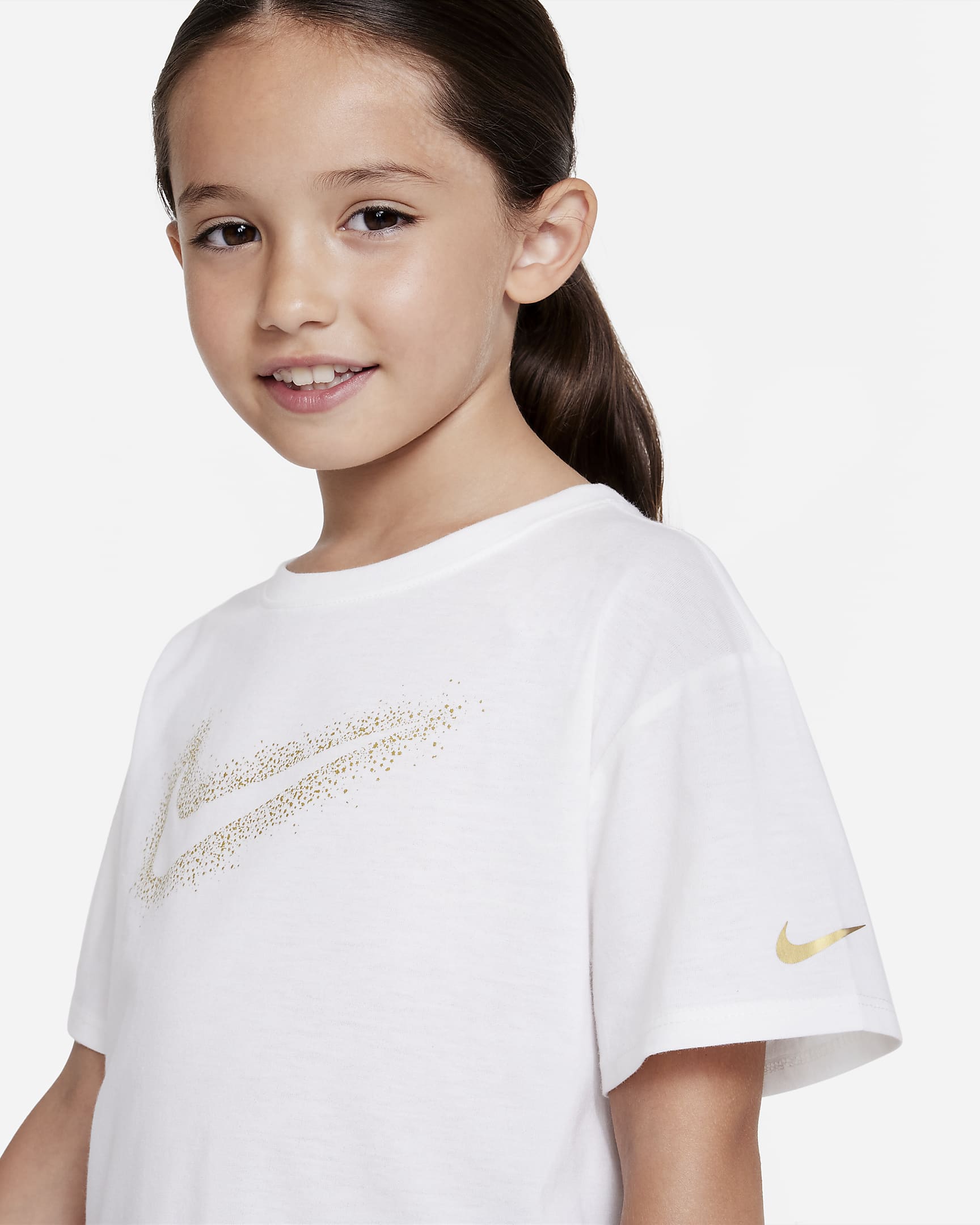 Nike Shine Pack Boxy Tee Younger Kids' T-Shirt. Nike PT