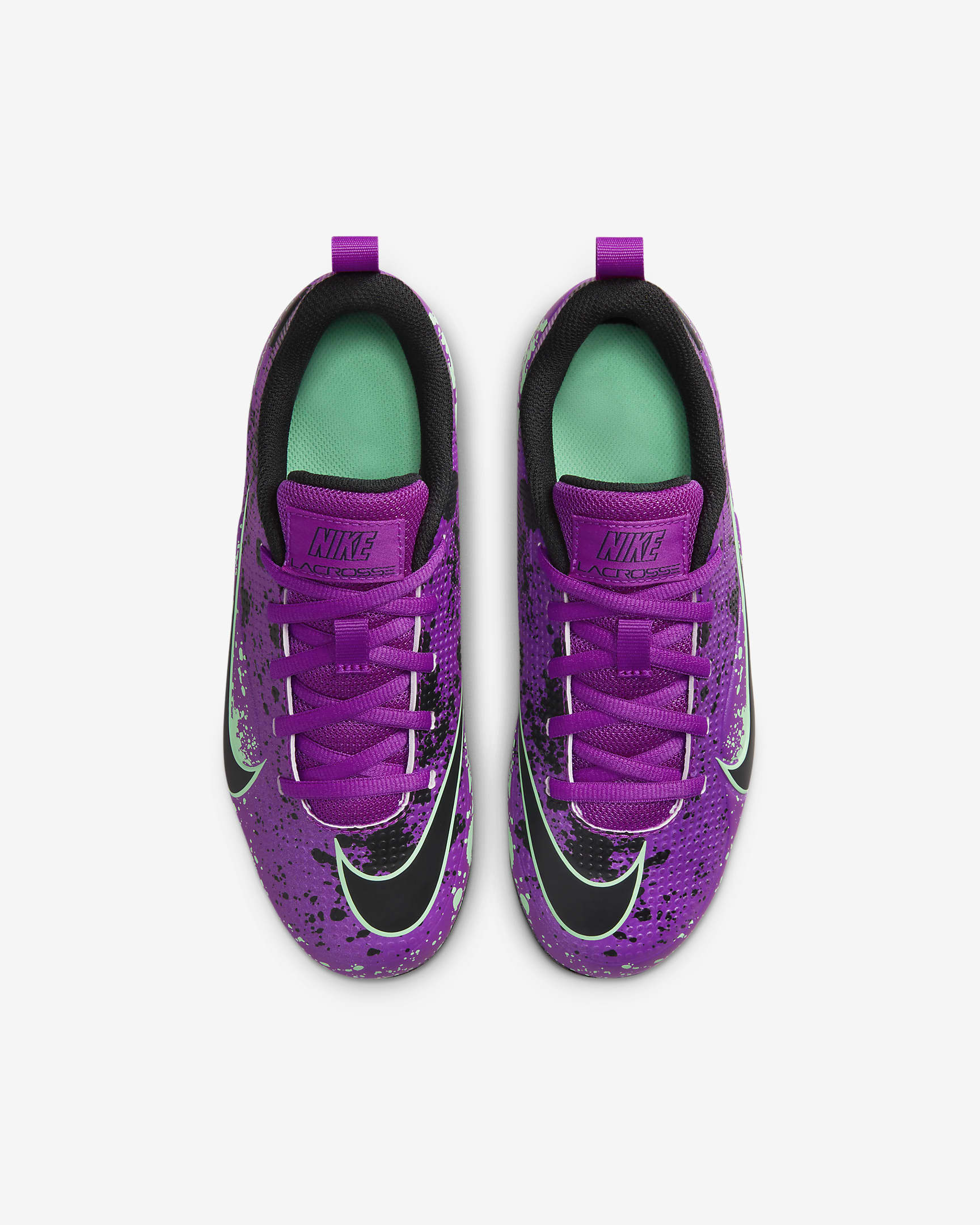 Nike Alpha Huarache 8 Kids' Lacrosse Cleats.