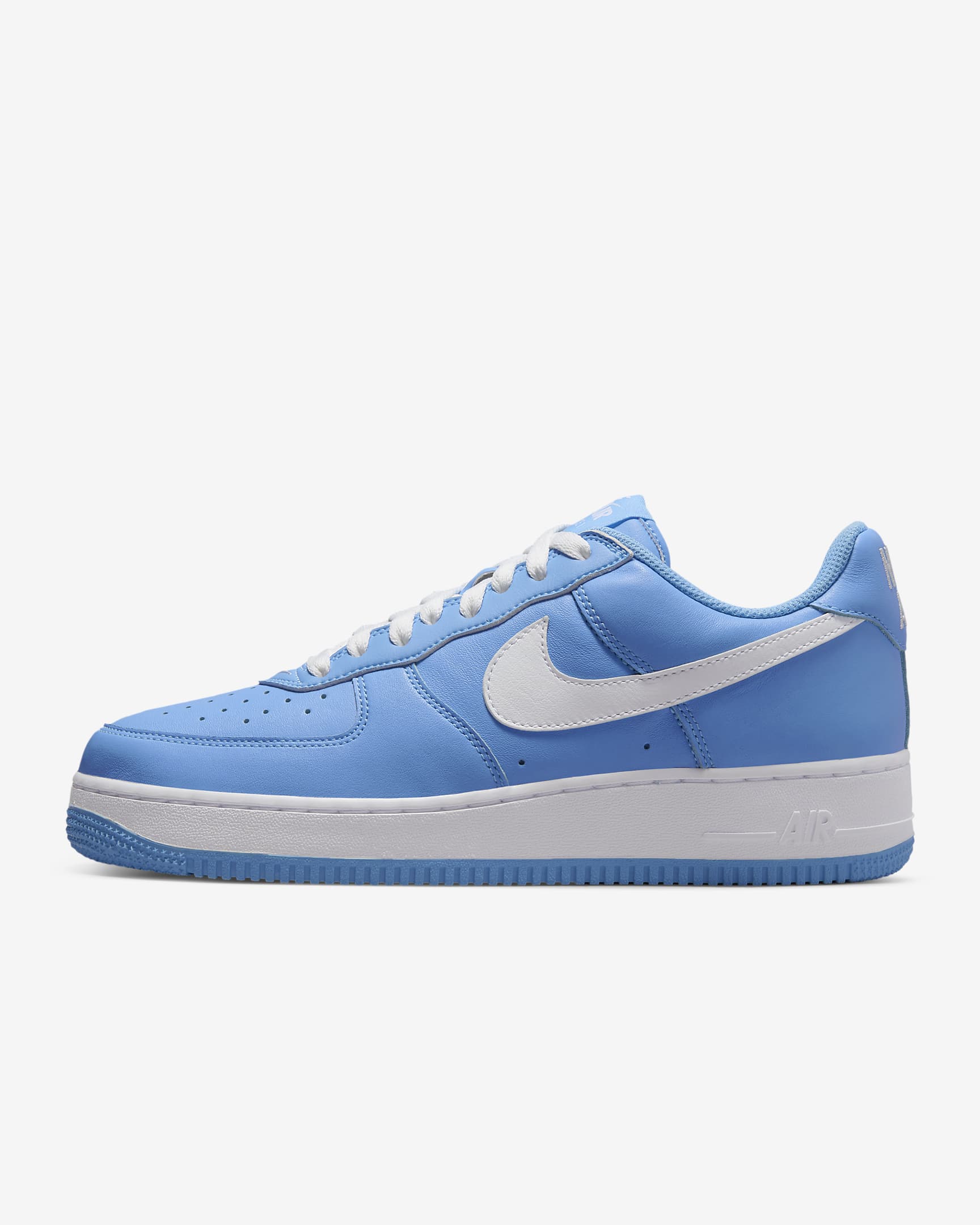 Calzado para hombre Nike Air Force 1 Low Retro - Azul universitario/Oro metalizado/Blanco