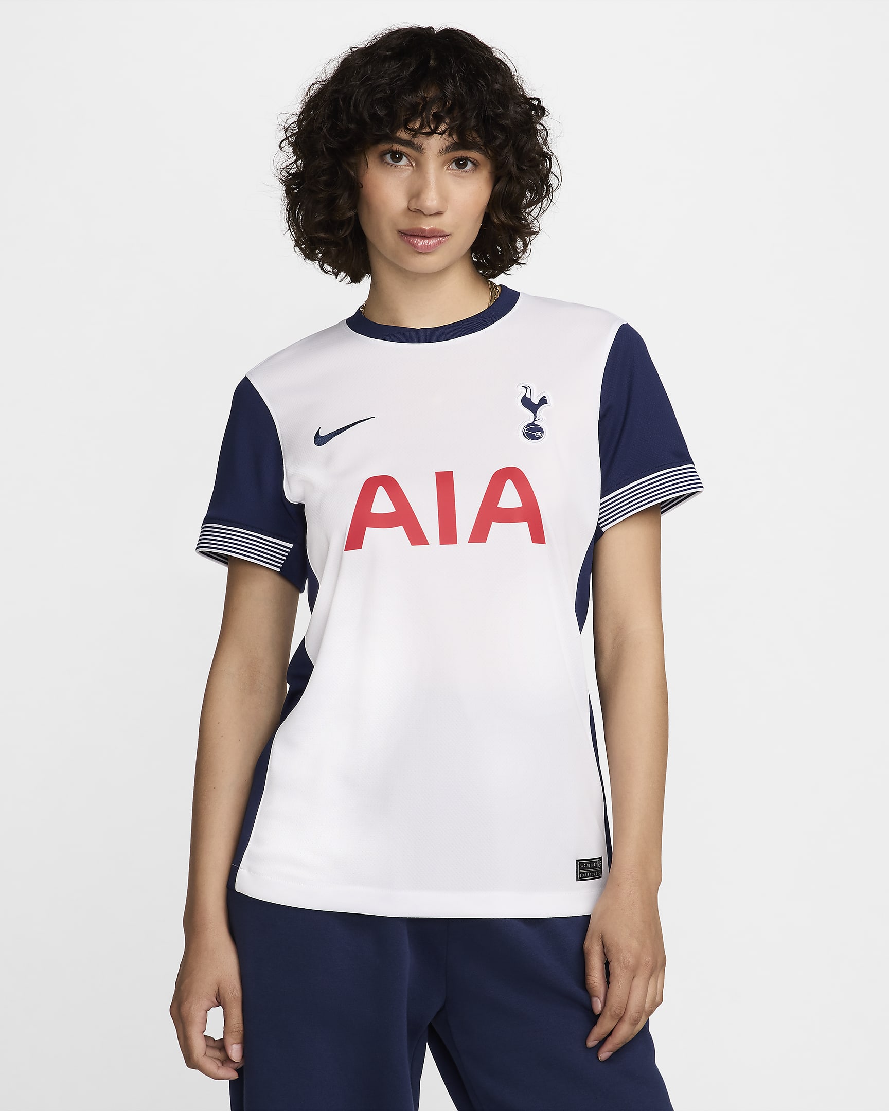 Tottenham Hotspur 2024 Stadium Home Nike Replica Fußballtrikot mit Dri-FIT-Technologie (Damen) - Weiß/Binary Blue/Binary Blue