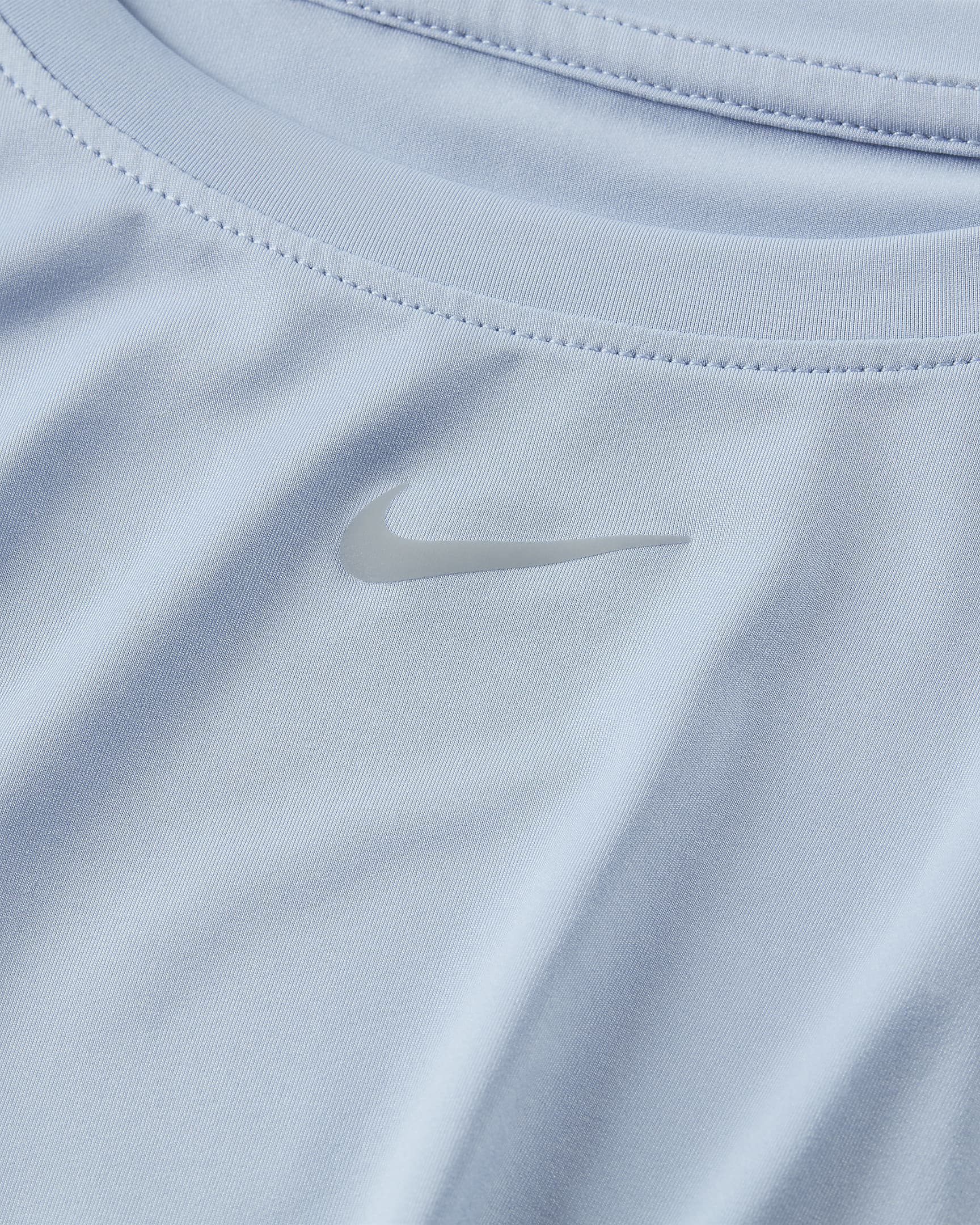 Nike One Classic Women's Dri-FIT Short-Sleeve Top - Light Armory Blue/Black