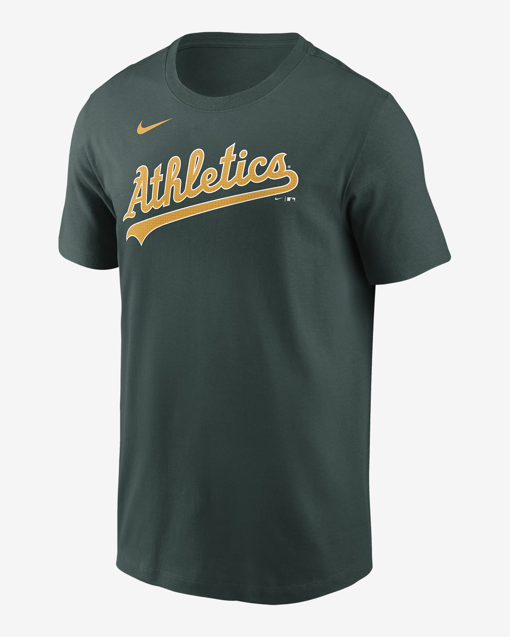 Oakland Athletics Fuse Wordmark Men's Nike MLB T-Shirt - Green