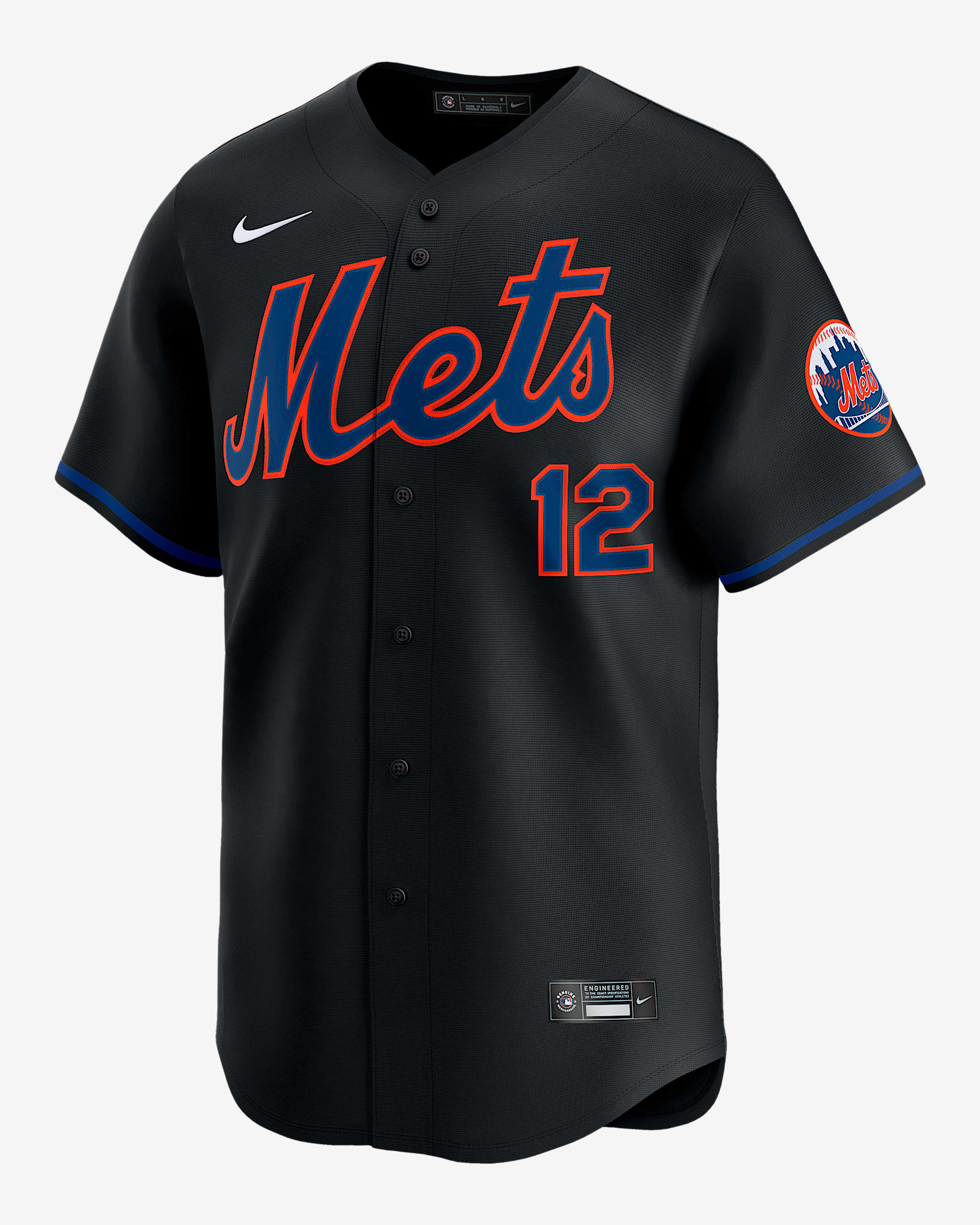 Francisco Lindor New York Mets Men's Nike Dri-FIT ADV MLB Limited Jersey - Black