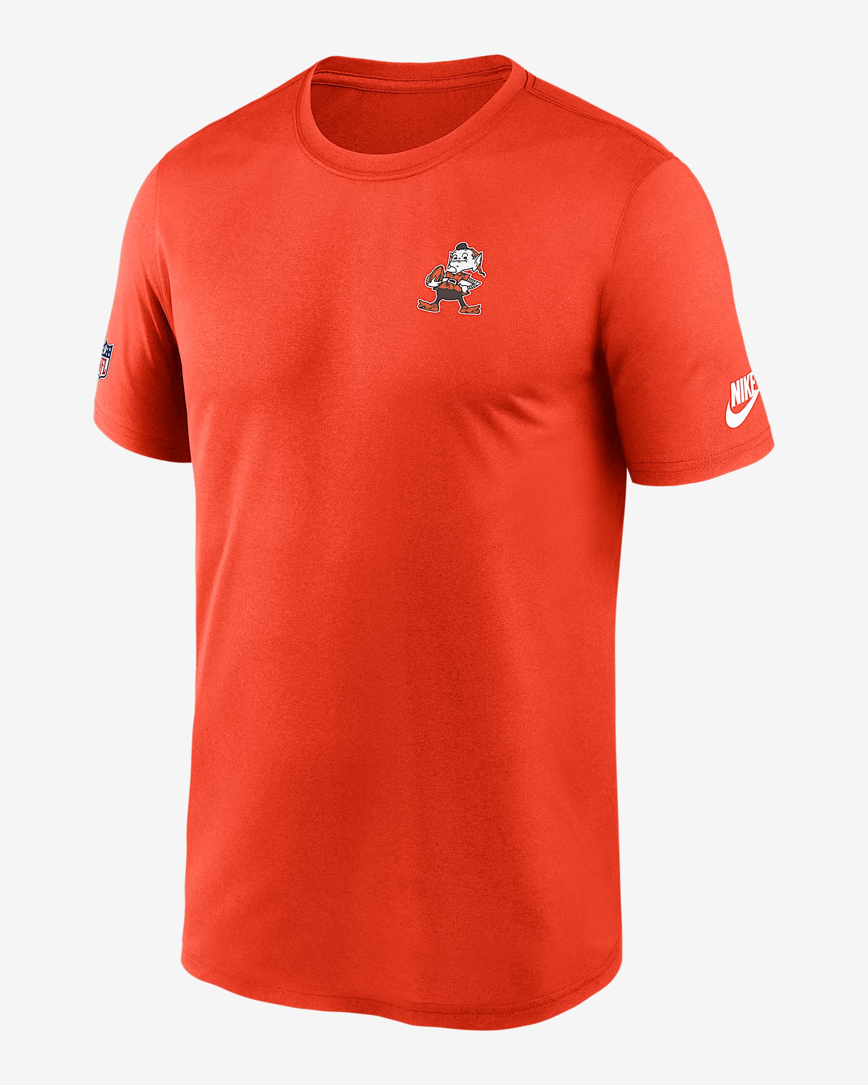 Cleveland Browns Alt Legend Small Logo Men's Nike Dri-FIT NFL T-Shirt - Orange