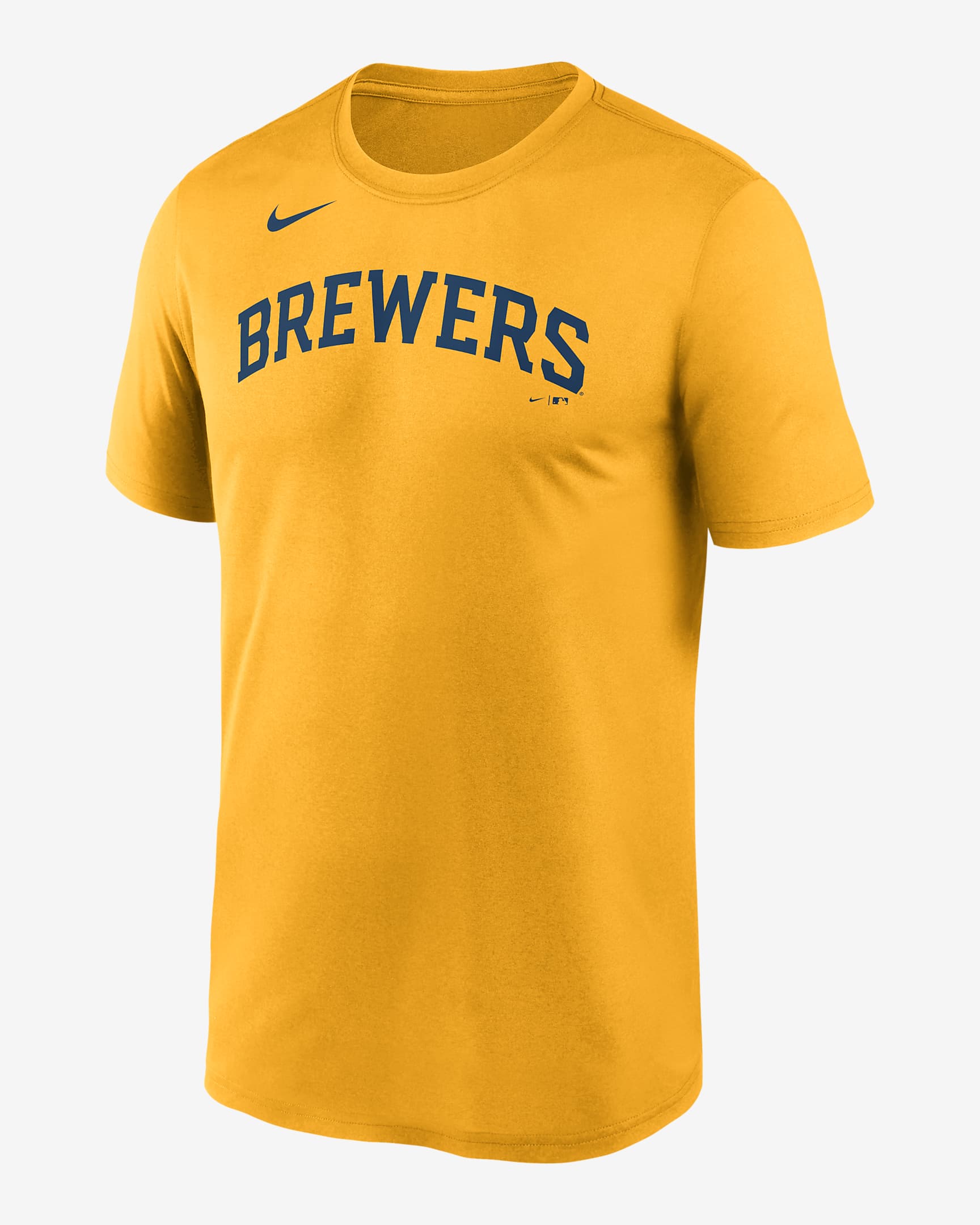 Nike Dri-FIT Legend Wordmark (MLB Milwaukee Brewers) Men's T-Shirt ...