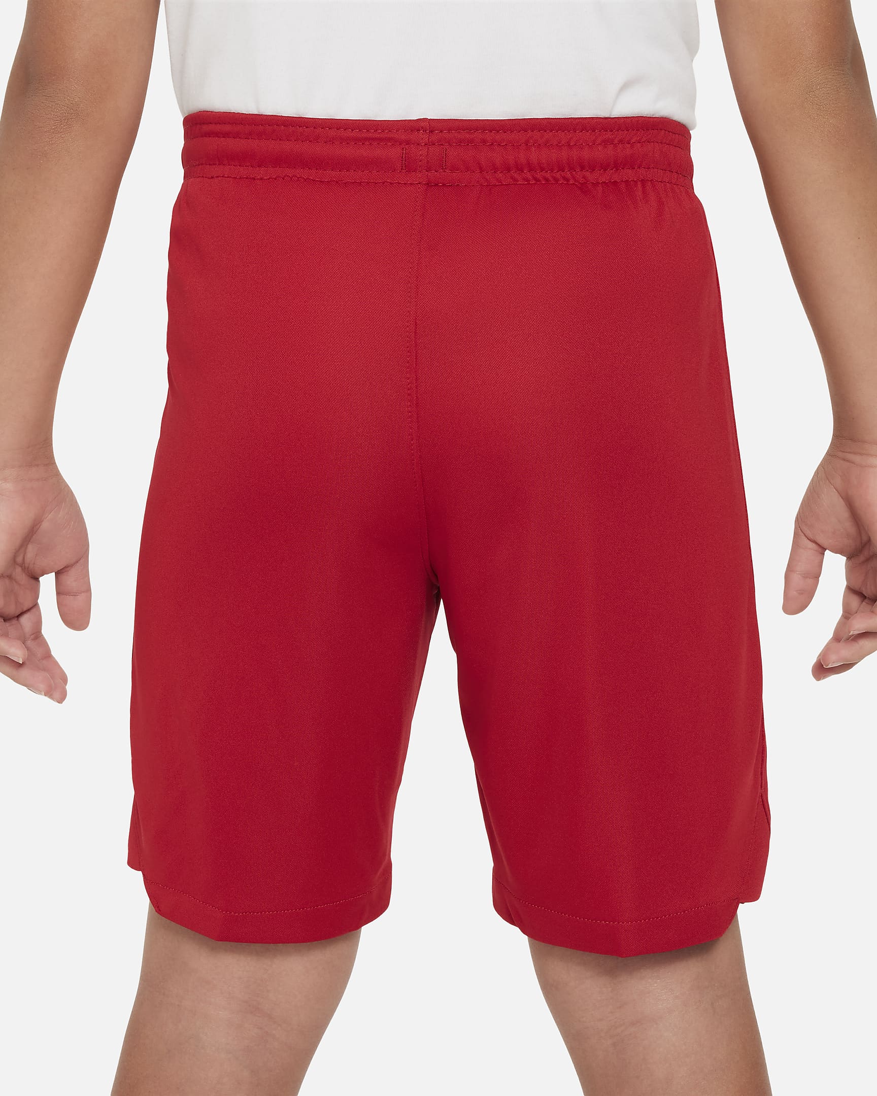 Shorts de fútbol Nike Dri-FIT del Liverpool FC local 2023/24 Stadium para niños talla grande - Rojo gimnasio/Blanco