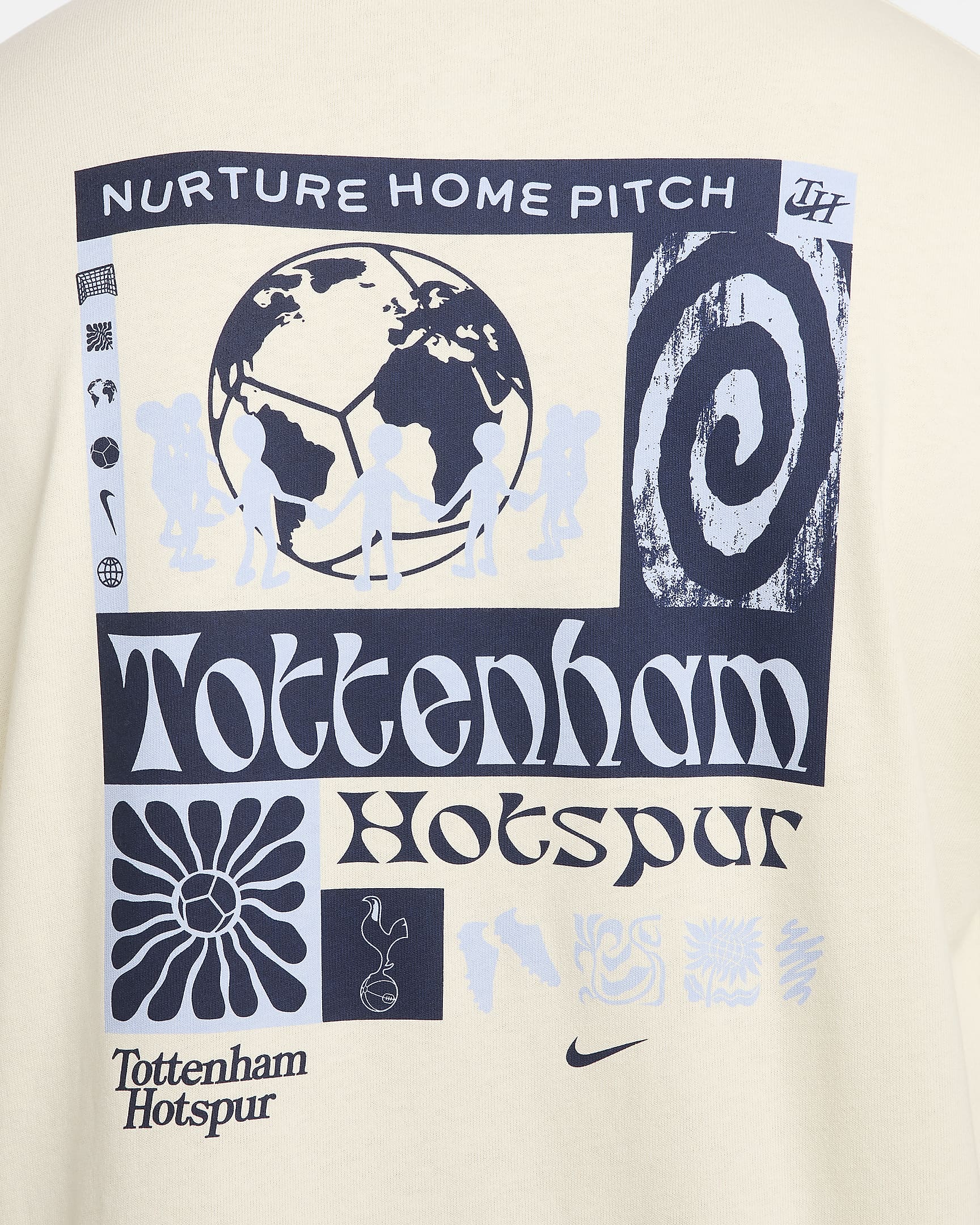 Tottenham Hotspur Men's Nike Football Max90 T-Shirt - Coconut Milk