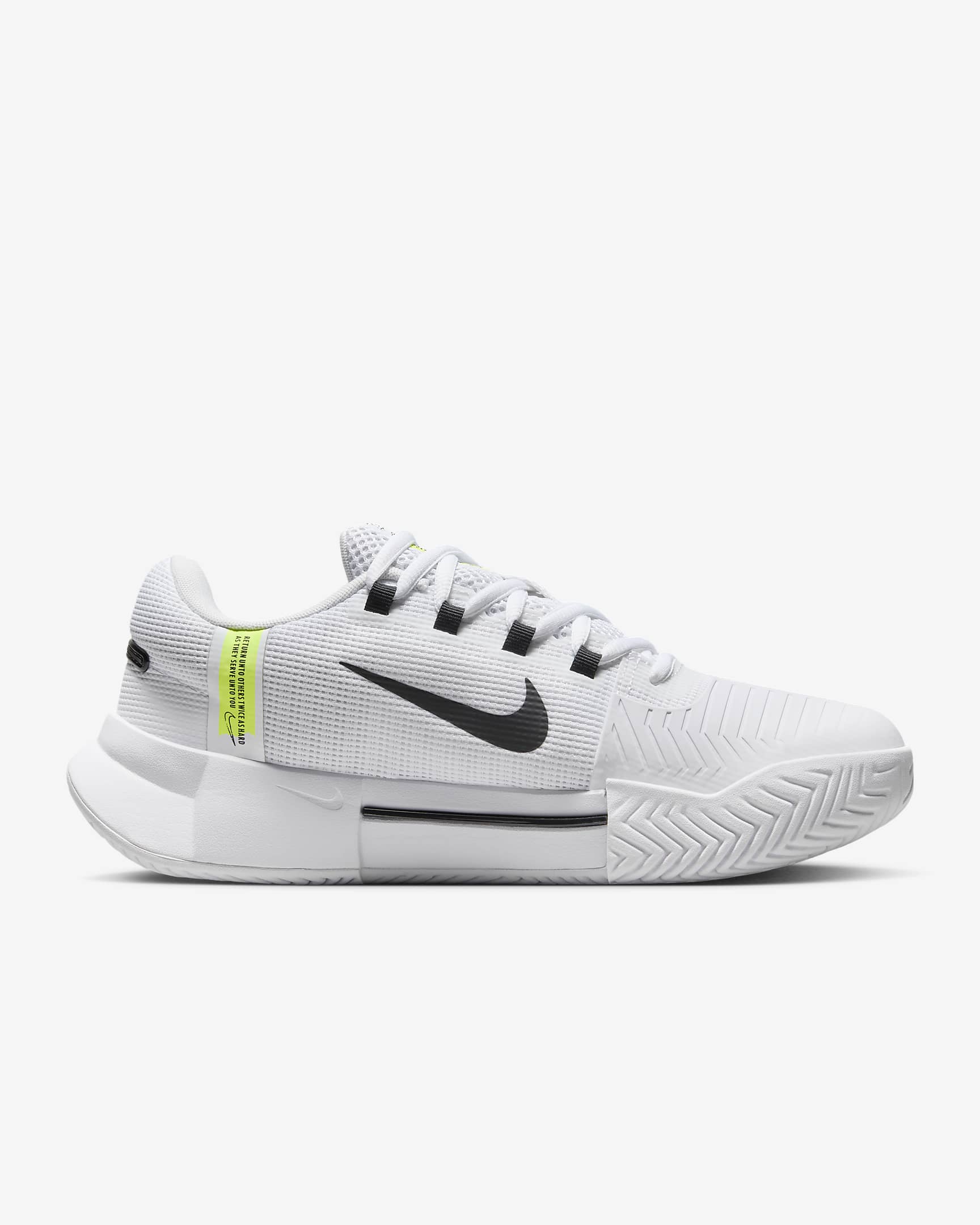 Nike Zoom GP Challenge 1 Women's Hard Court Tennis Shoes - White/White/Black