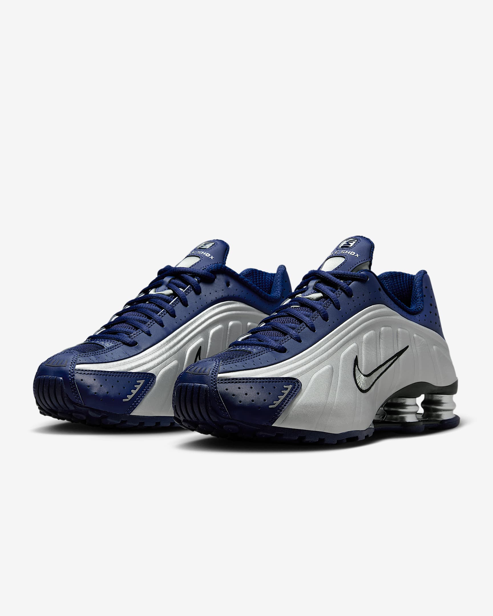 Scarpa Nike Shox R4 – Donna - Blue Void/Nero/Argento metallizzato