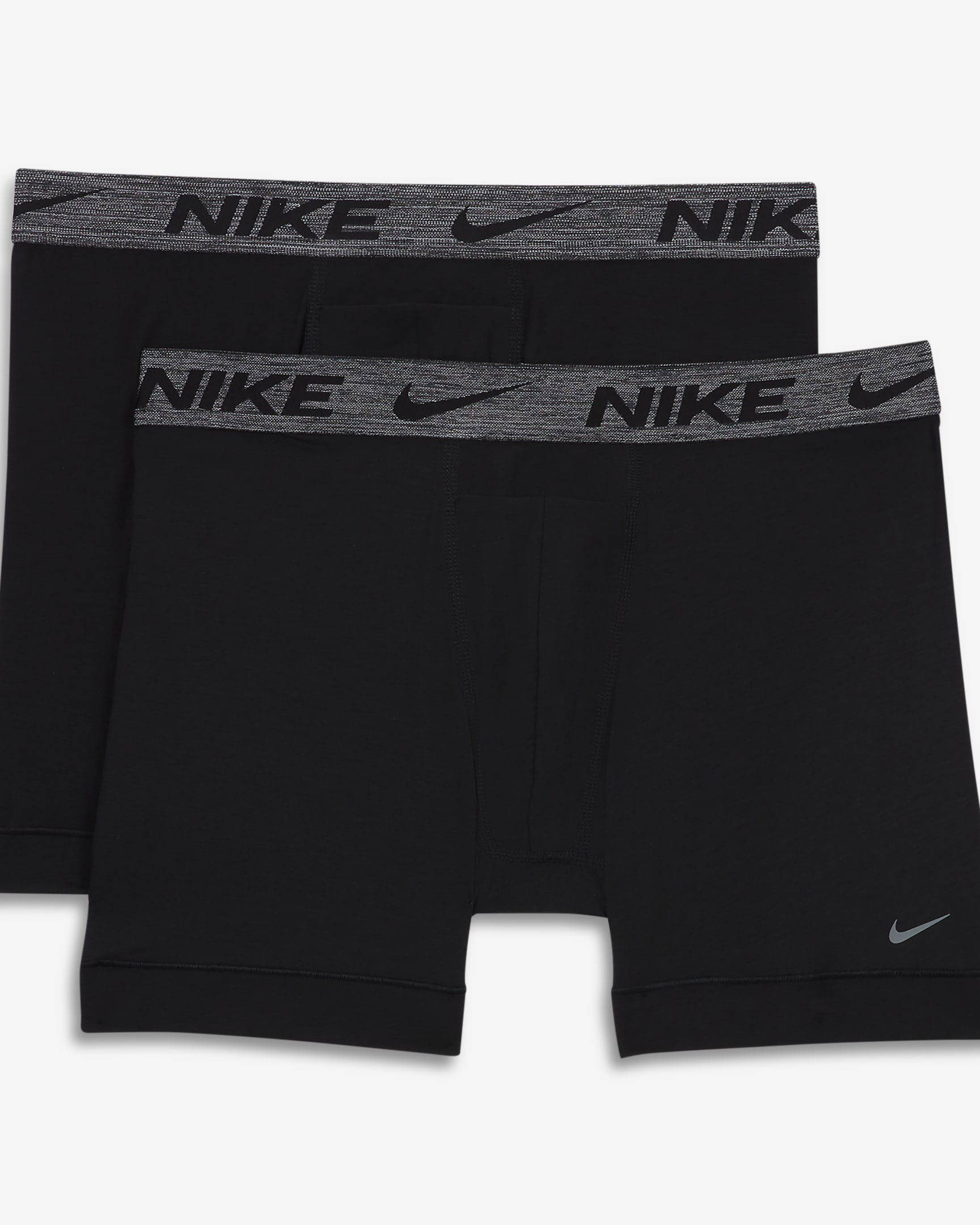 Nike Dri-FIT ReLuxe Men's Boxer Briefs (2-Pack) - Black