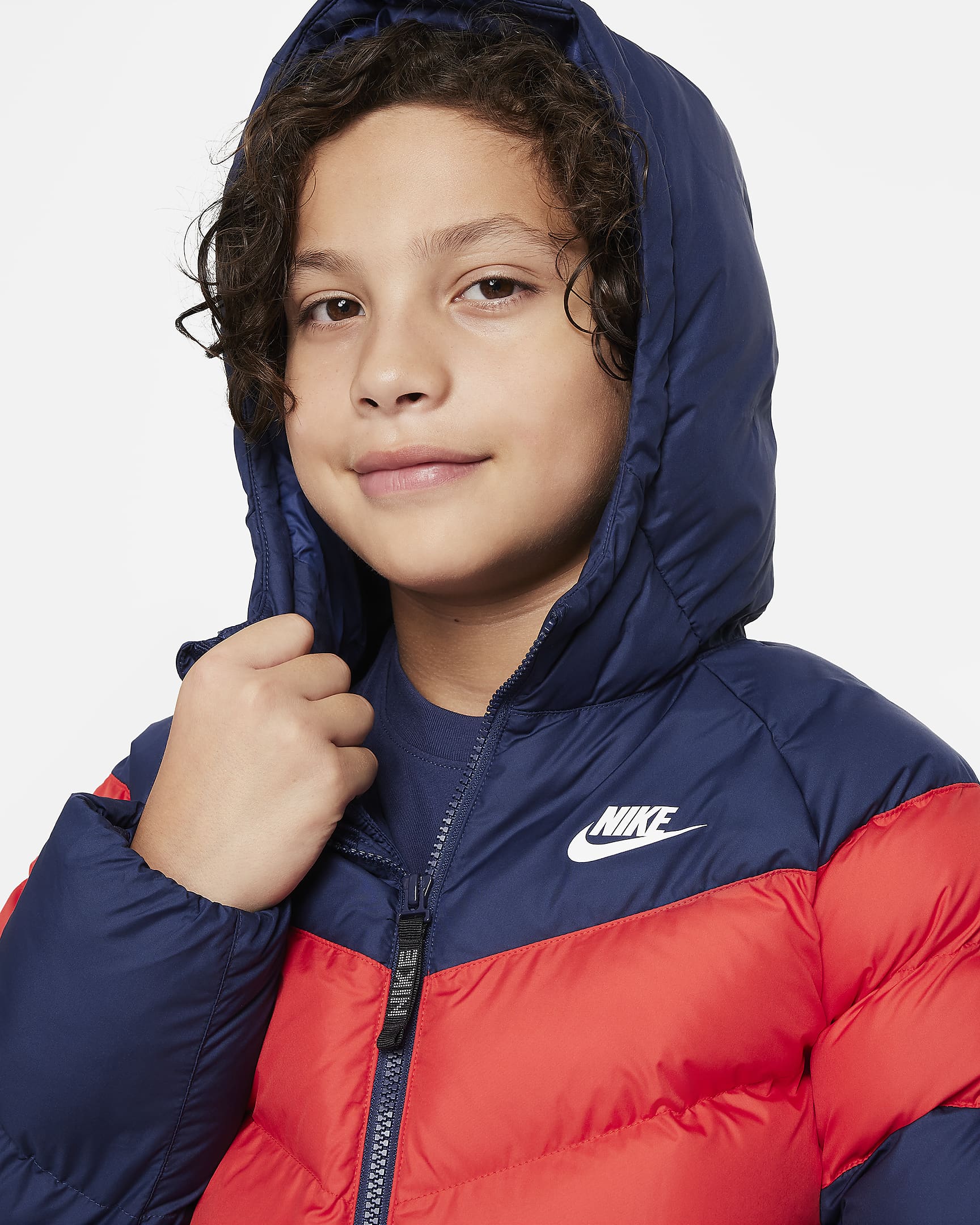 Nike Sportswear Older Kids' Synthetic Fill Hooded Jacket. Nike UK