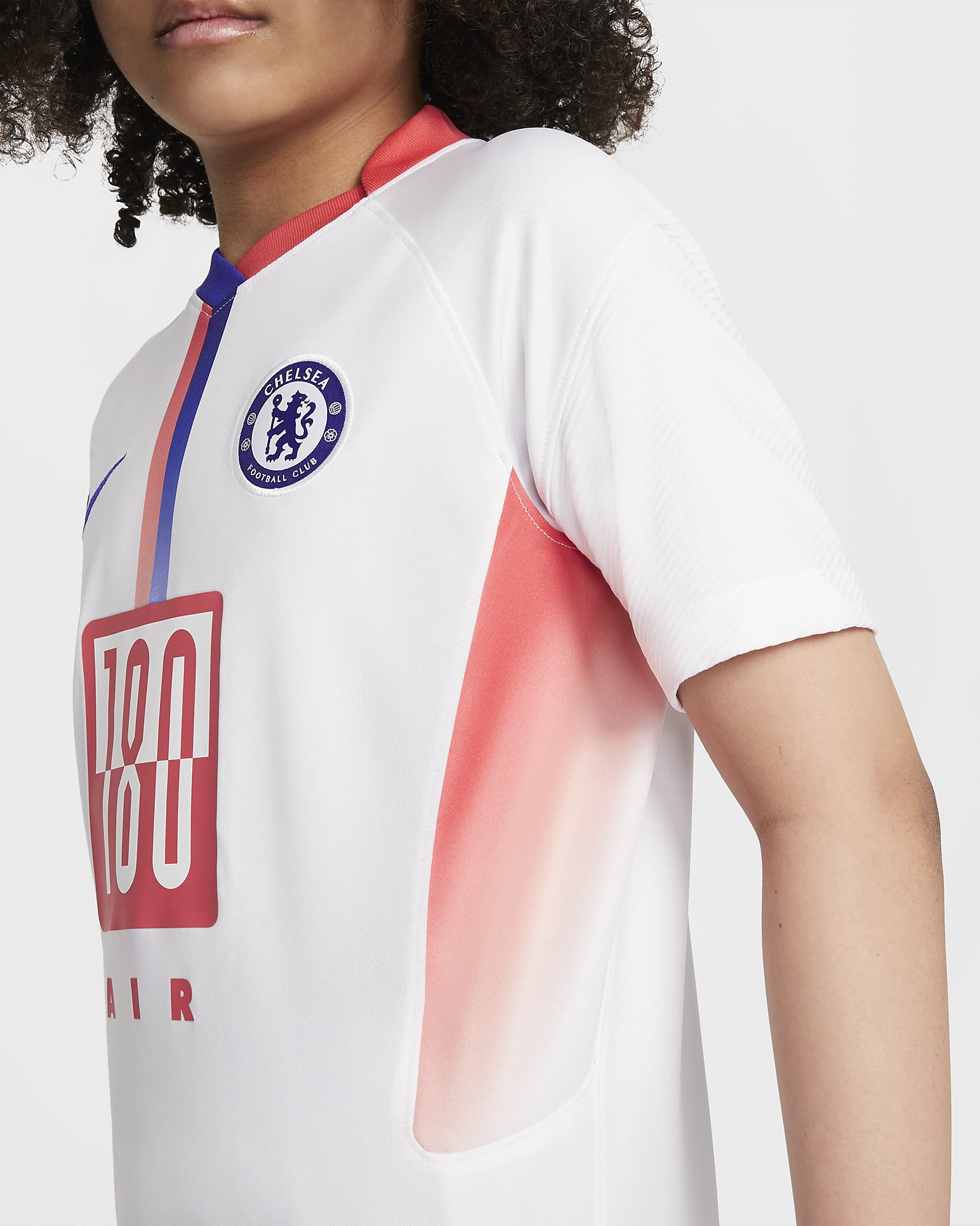 Chelsea F.C. Stadium Air Max Older Kids' Football Shirt. Nike SE