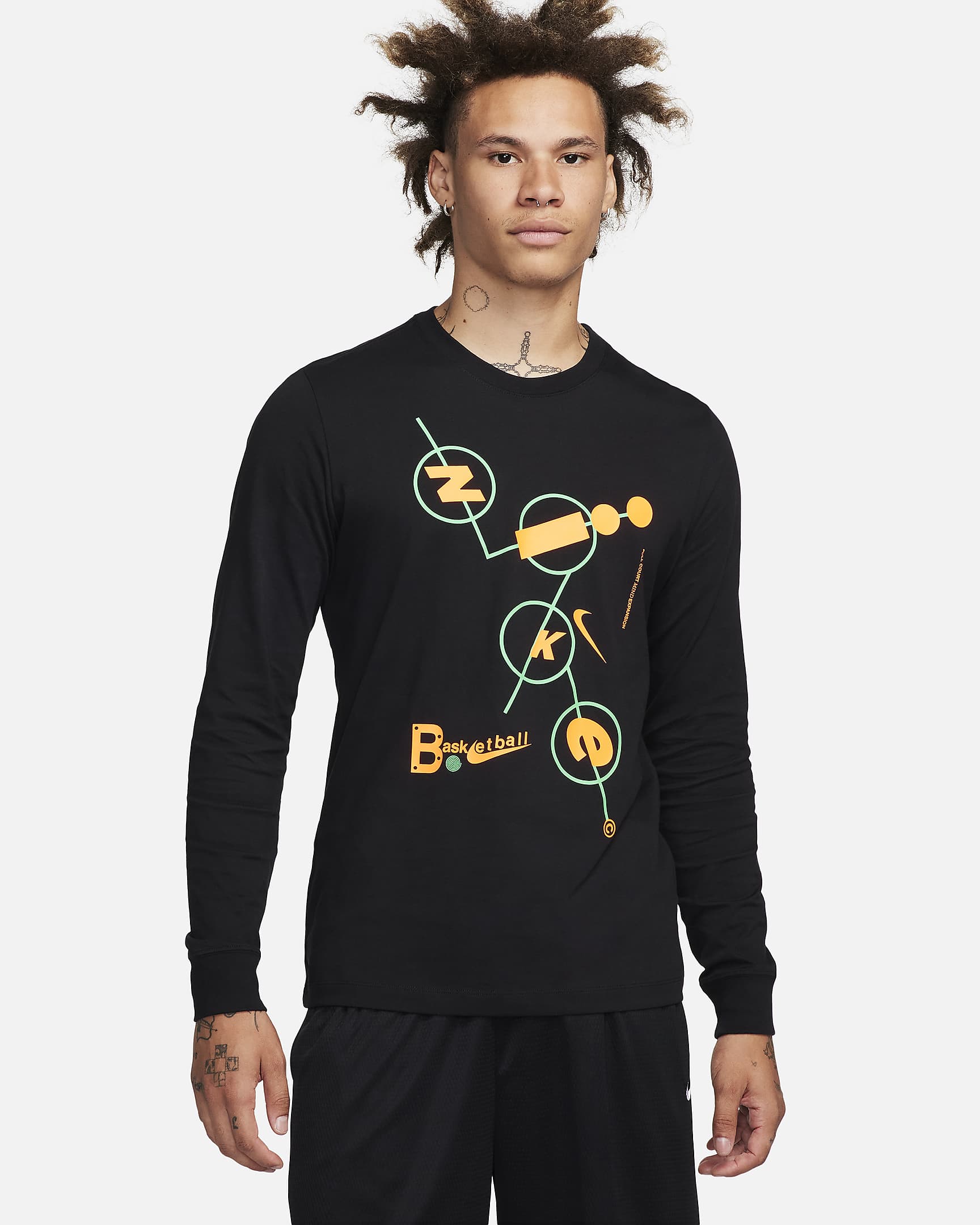 Nike Swoosh Men's LongSleeve Basketball TShirt. Nike AU