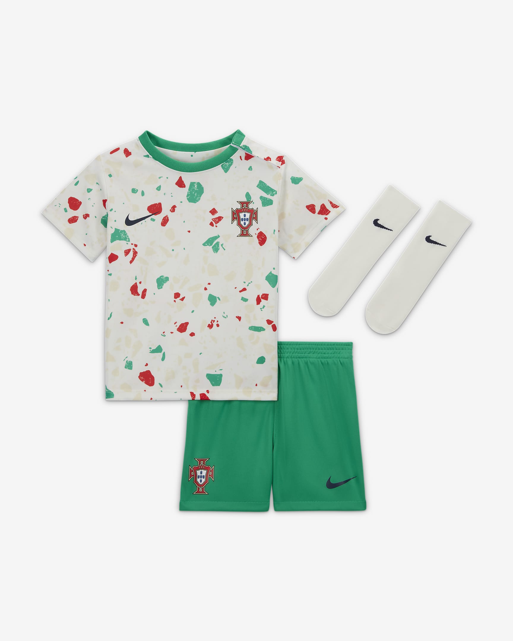 Portugal 2023 Away Baby/Toddler Nike DriFIT 3Piece Kit. Nike CH