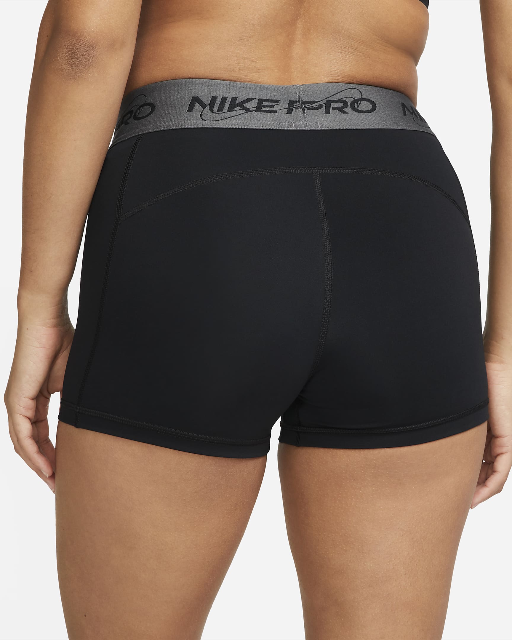 Nike Pro Women S Mid Rise 8cm Approx Graphic Shorts Nike Hu