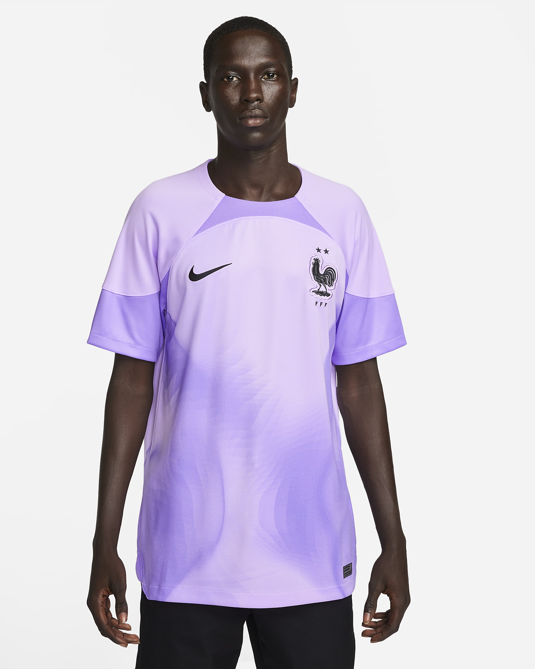 Jersey de fútbol de manga corta Nike DriFIT para hombre Francia 2022/