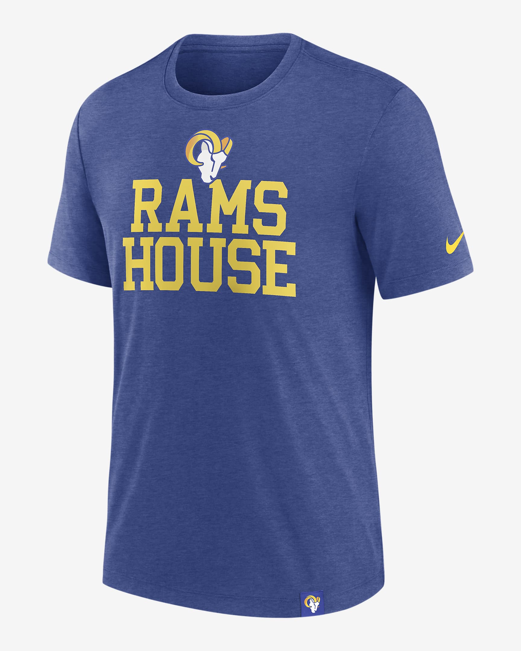 Los Angeles Rams Blitz Men's Nike NFL T-Shirt - Blue