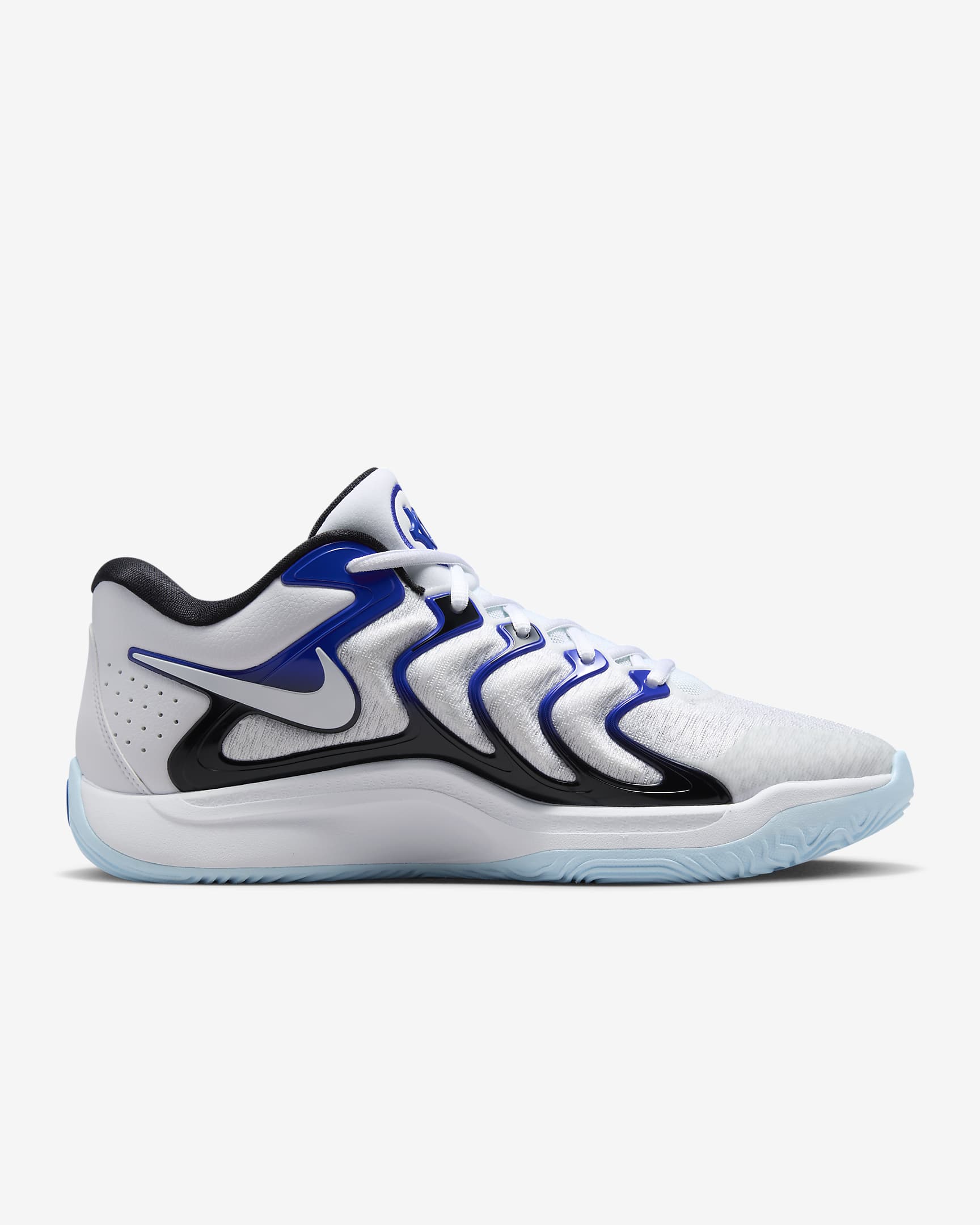 Tenis de básquetbol KD17 - Blanco/Negro/Royal juego/Blanco