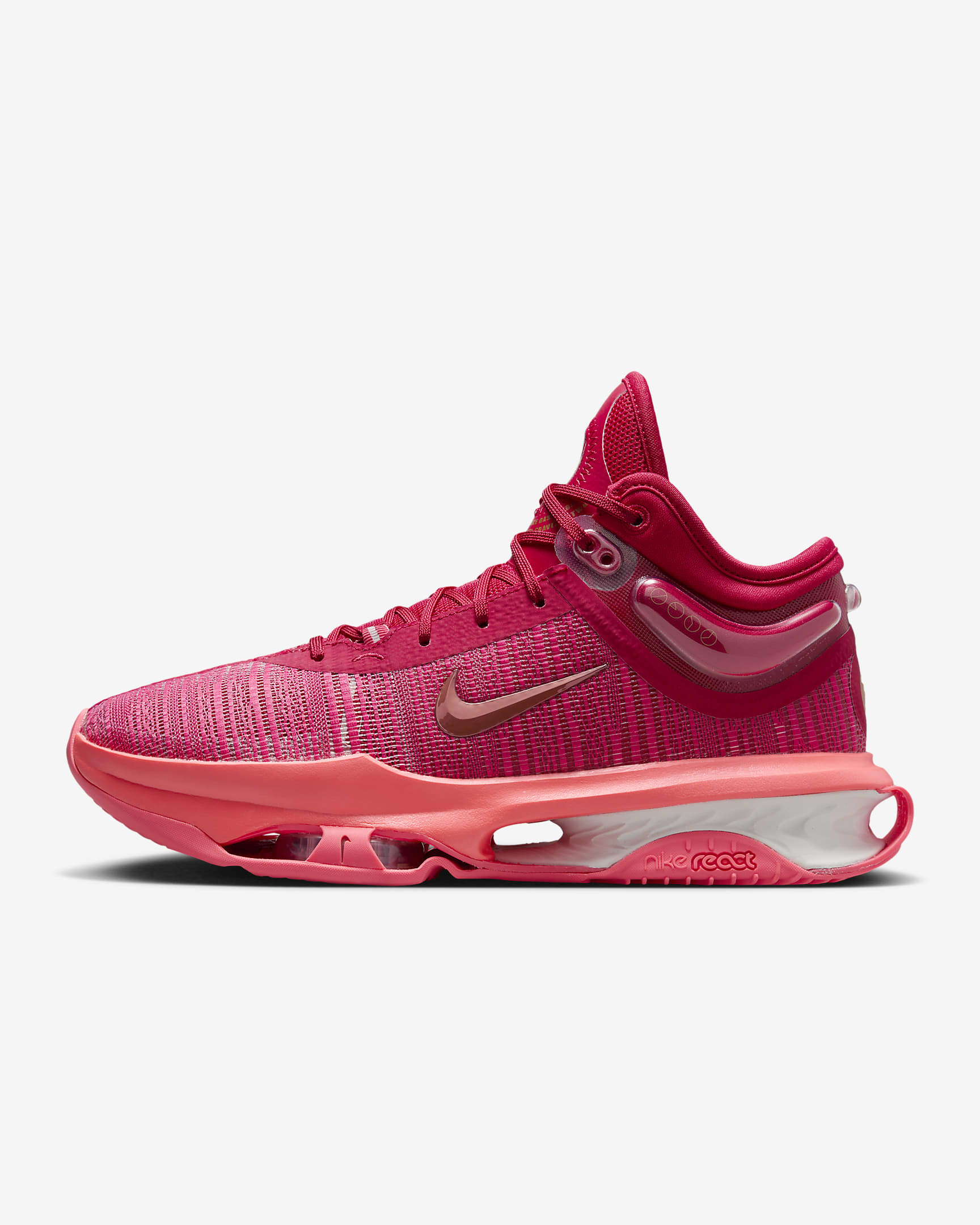 Nike G.T. Jump 2 EP 男款籃球鞋 - Mystic Hibiscus/Hot Punch/Gym Red/Metallic Red Bronze