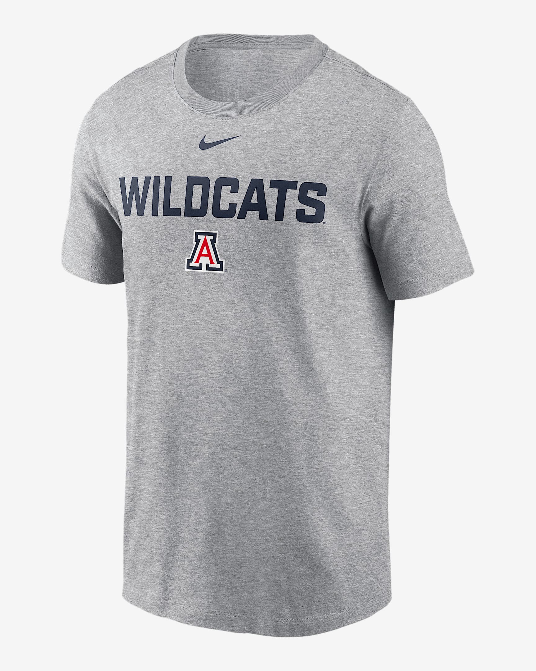 Arizona Campus 2-Hit Men's Nike College T-Shirt - Grey
