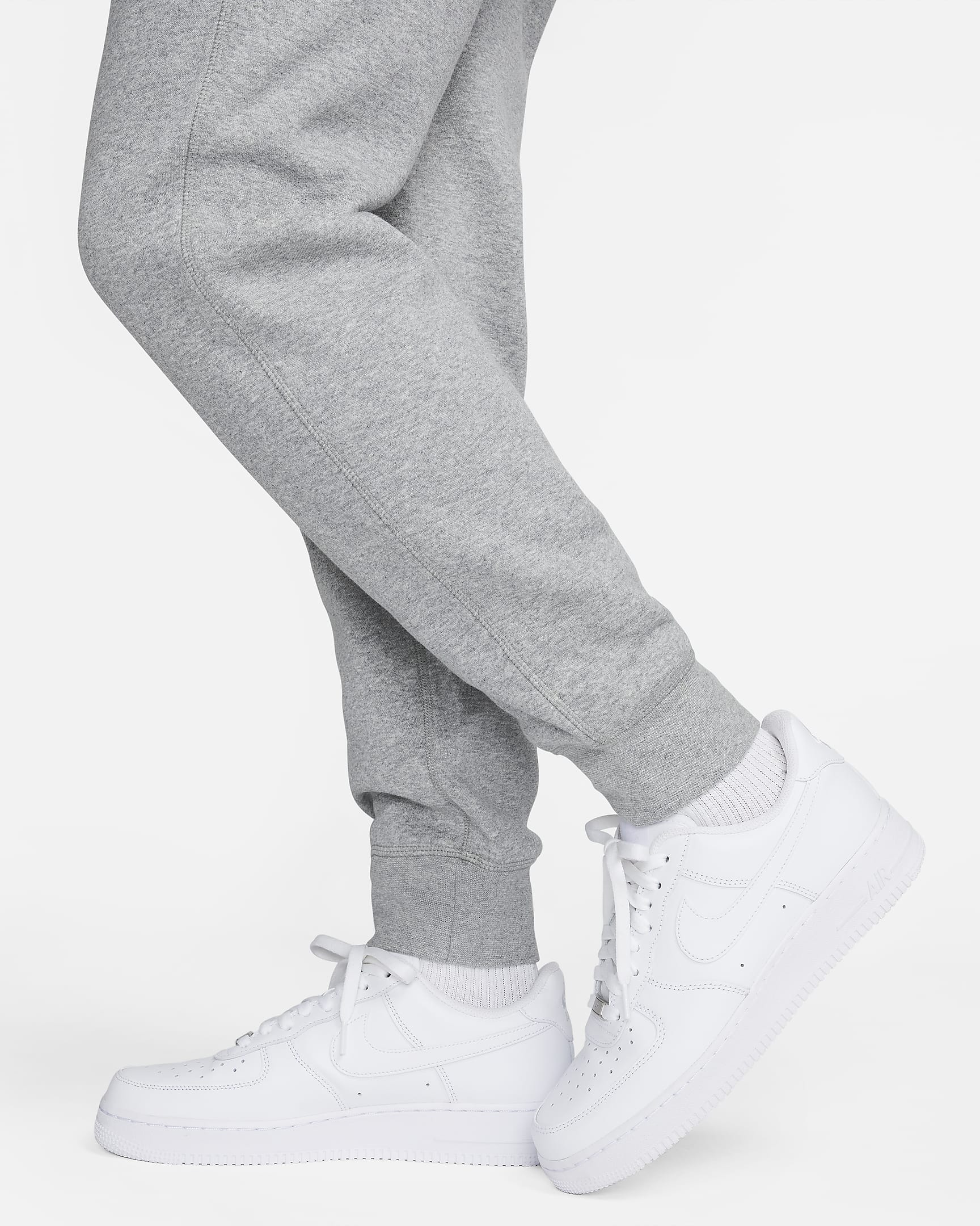 Nike Club Fleece Pantalons jogger de teixit Fleece - Home - Gris fosc jaspiat/Light Smoke Grey/Safety Orange