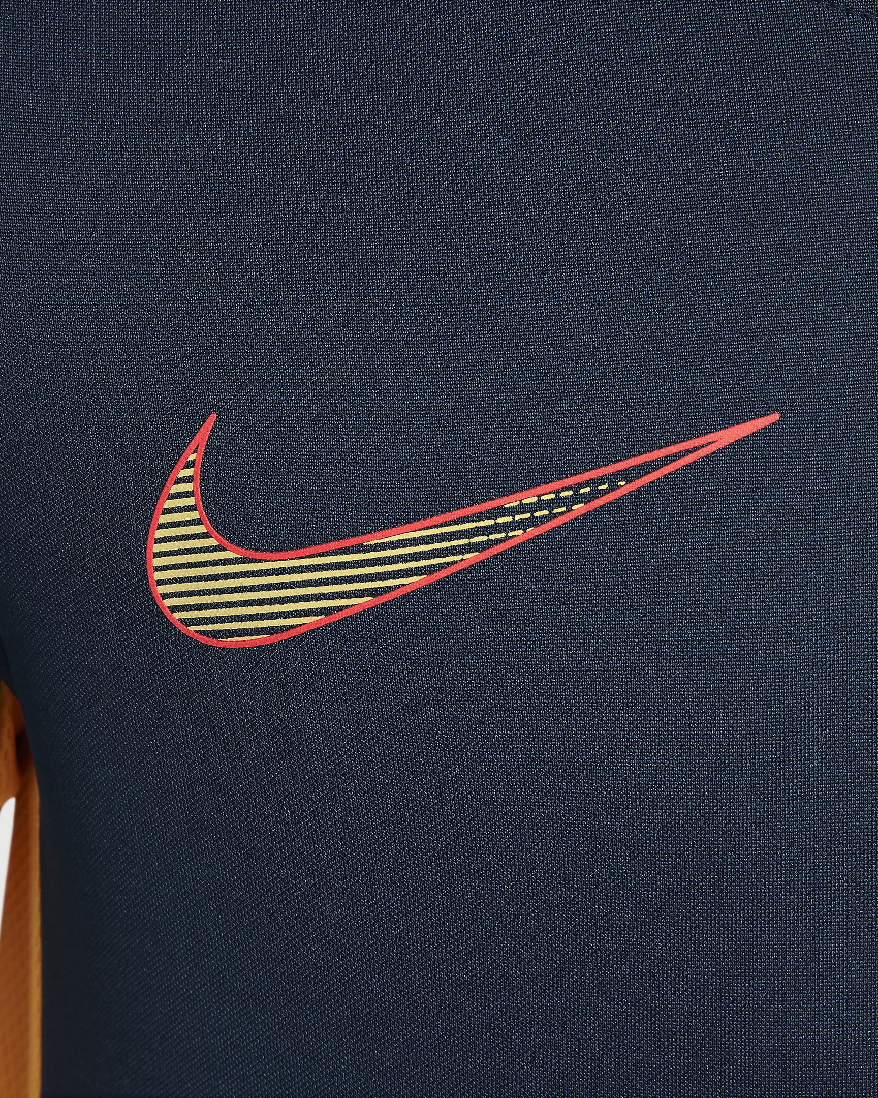 Kylian Mbappé 大童 Dri-FIT Academy23 足球上衣 - Armory Navy/Laser Orange