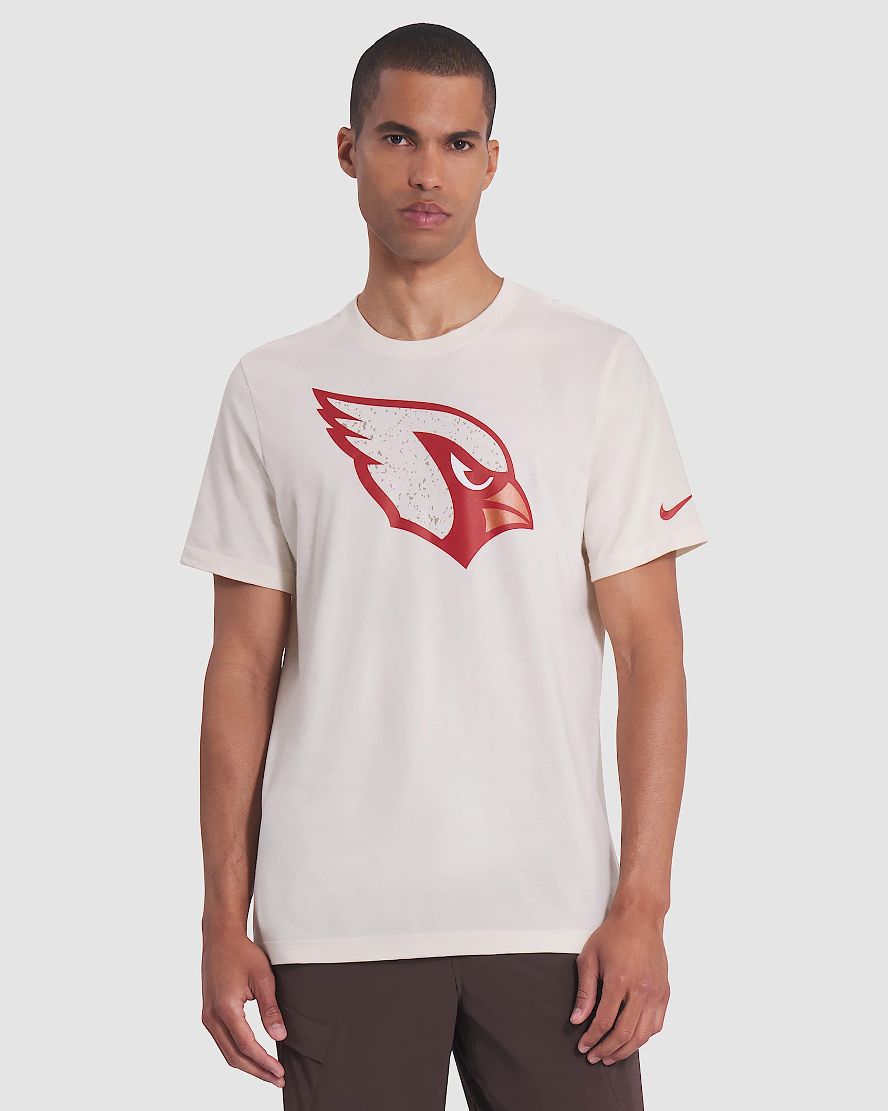 Playera Nike de la NFL para hombre Arizona Cardinals Rivlalries Collection Essential - Natural