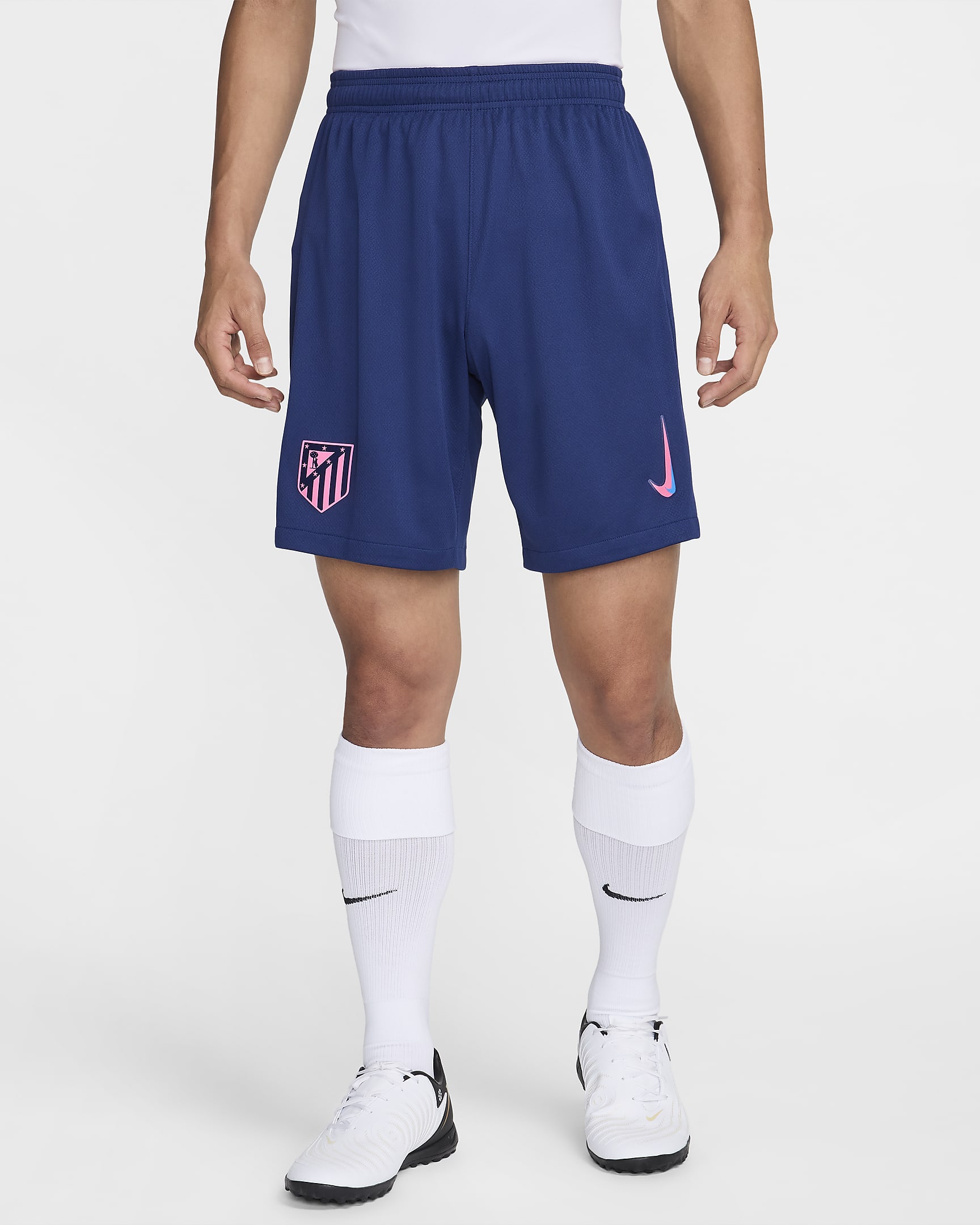 Atlético Madrid 2024/25 Stadium Third Men's Nike Dri-FIT Football Replica Shorts - Blue Void/Pink Glow