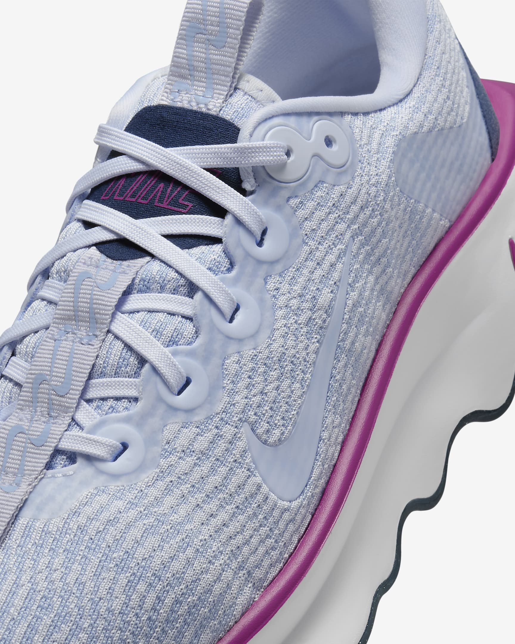 Nike Motiva Zapatillas para caminar - Mujer - Football Grey/Hot Fuchsia/Armory Navy/Football Grey