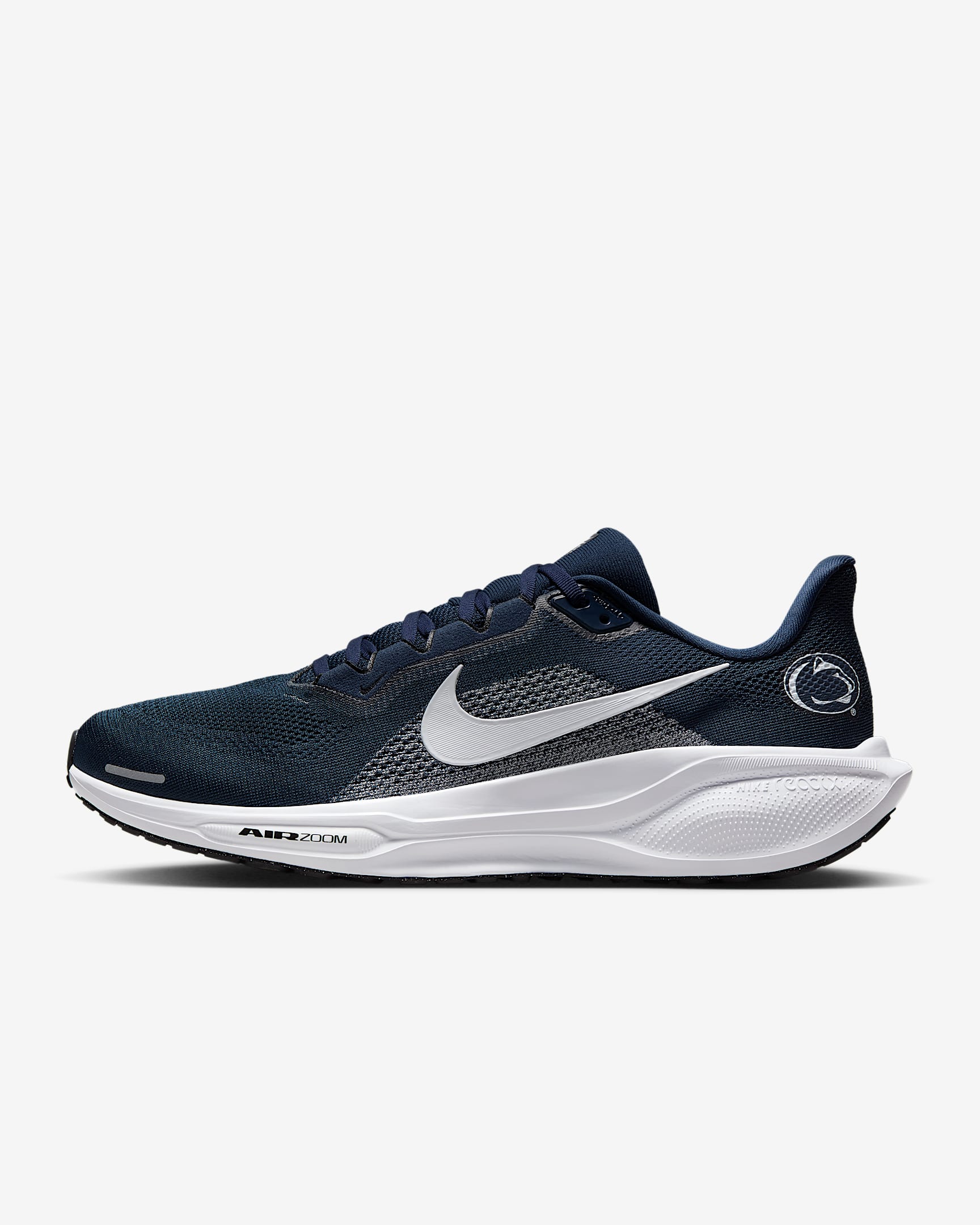 Penn State Pegasus 41 Men's Nike College Road Running Shoes - College Navy/White/White