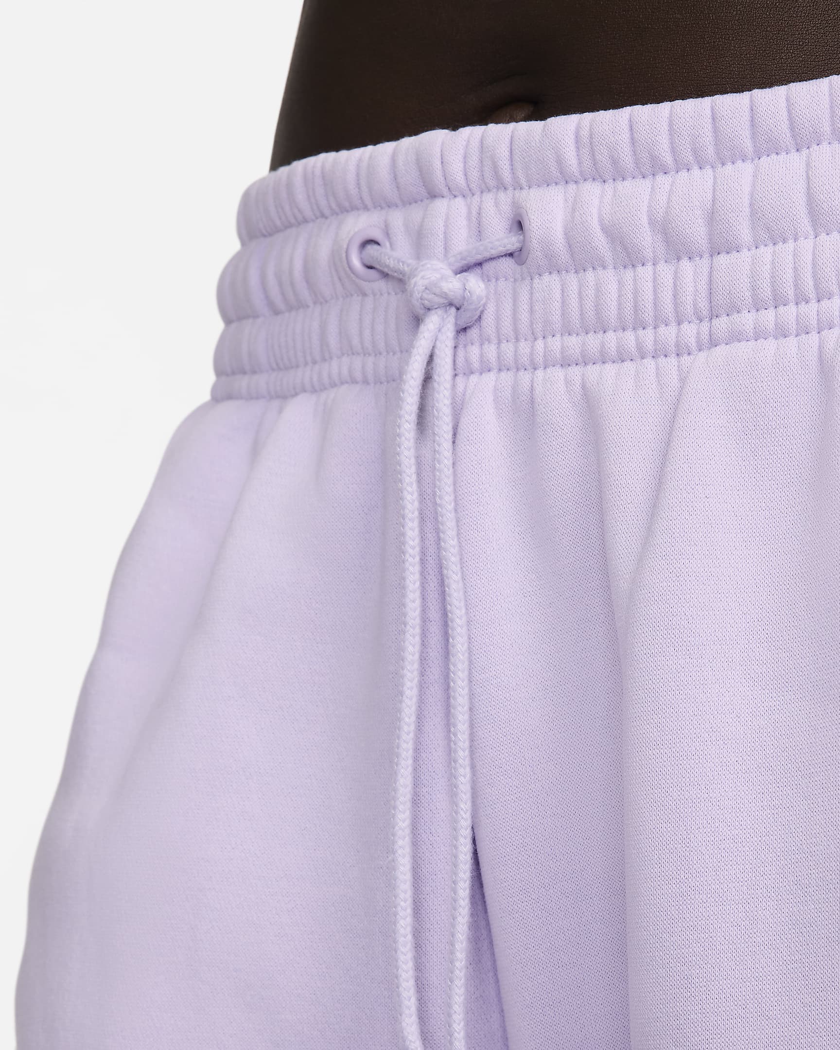 Nike Sportswear Phoenix Fleece Women's High-Waisted Oversized Tracksuit Bottoms - Violet Mist/Sail