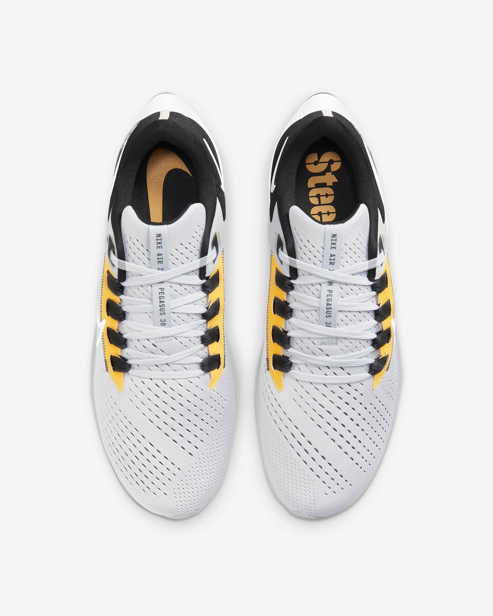 Nike Pegasus 38 (NFL Pittsburgh Steelers) Men's Running Shoes. Nike.com