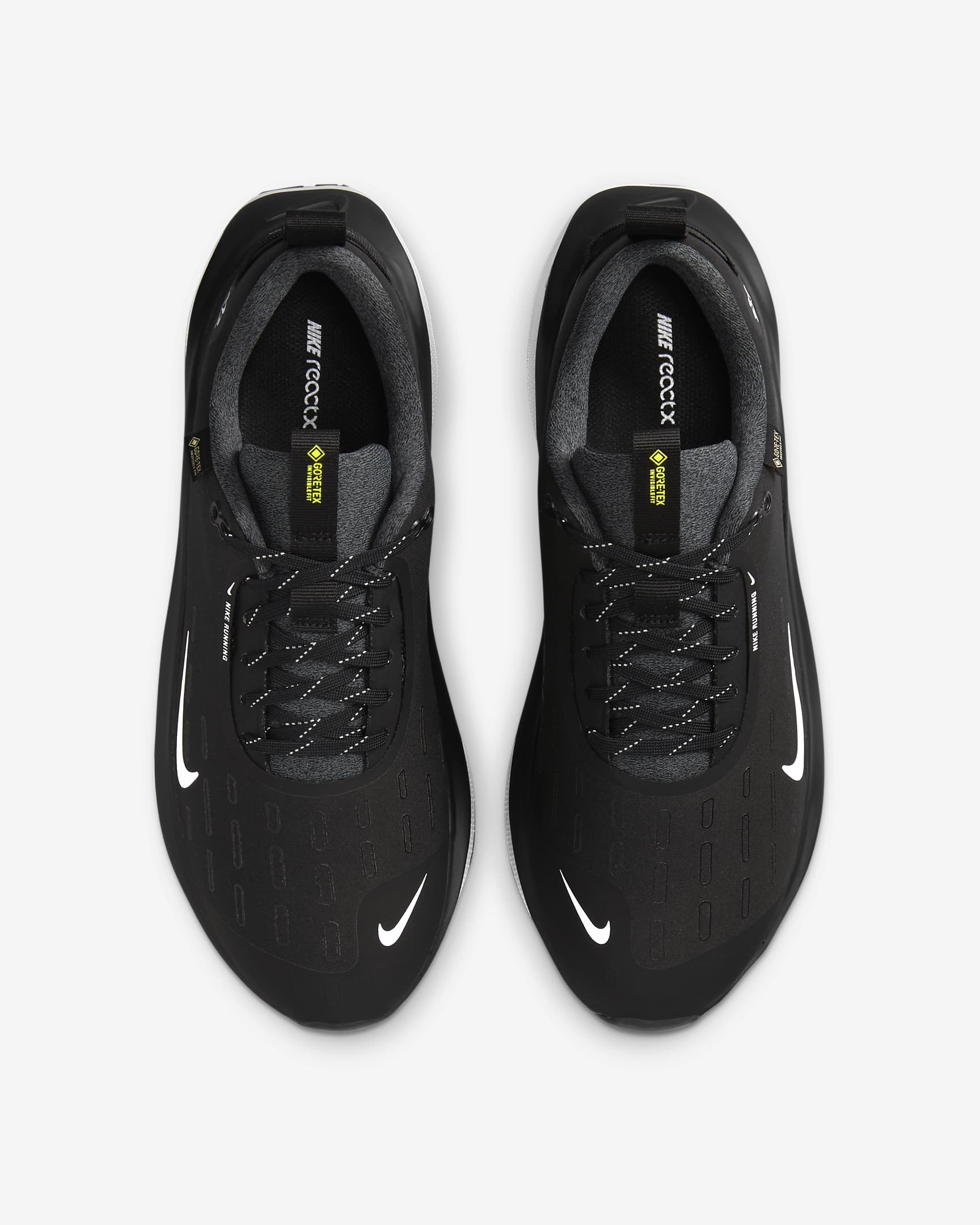 Męskie wodoszczelne buty do biegania po asfalcie Nike InfinityRN 4 GORE-TEX - Czerń/Anthracite/Volt/Biel