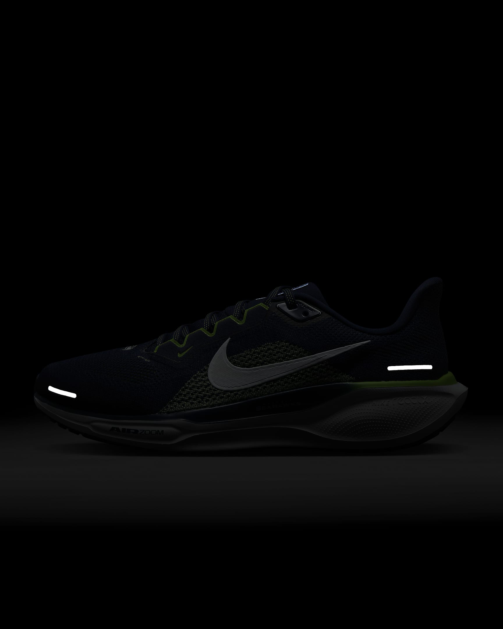 Tenis de correr en pavimento para hombre Nike Pegasus 41 NFL Seattle Seahawks - Azul marino universitario/Blanco/Verde acción/Blanco