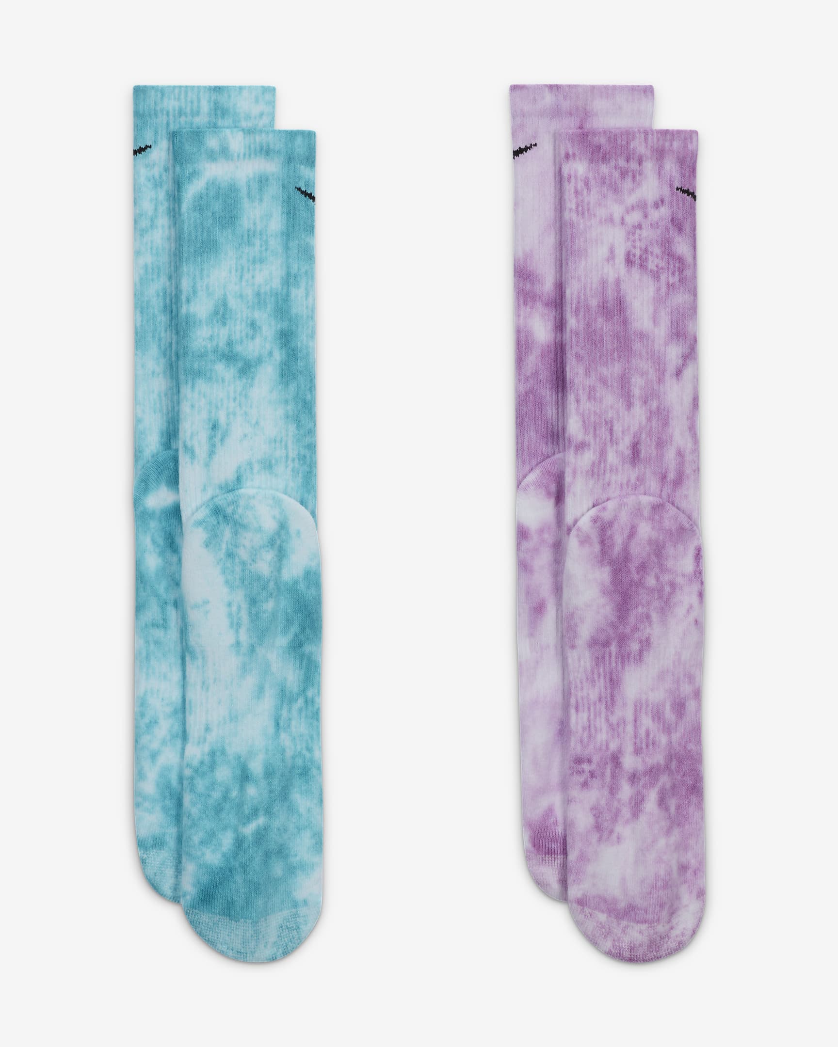 Nike Everyday Plus Cushioned Tie-Dye Crew Socks (2 Pairs). Nike UK