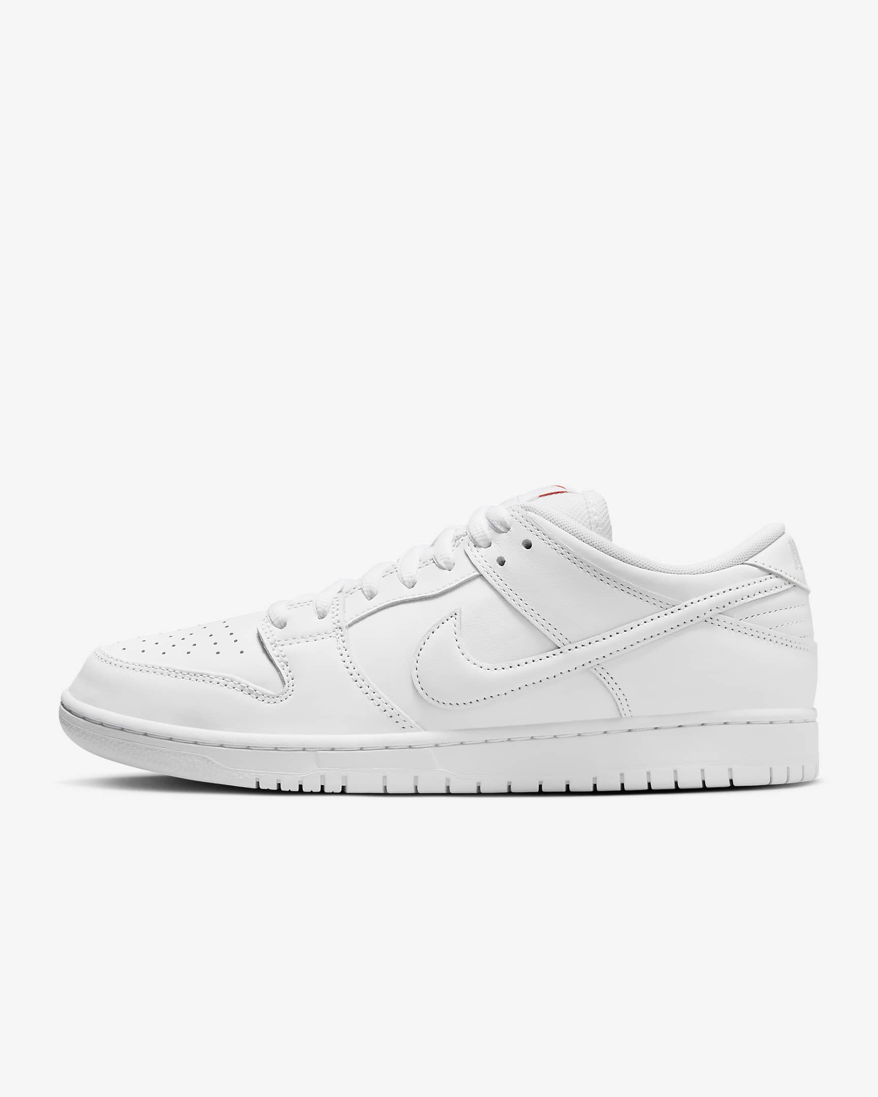 Nike SB Dunk 低筒 Pro 滑板鞋 - 白色/白色/白色/白色