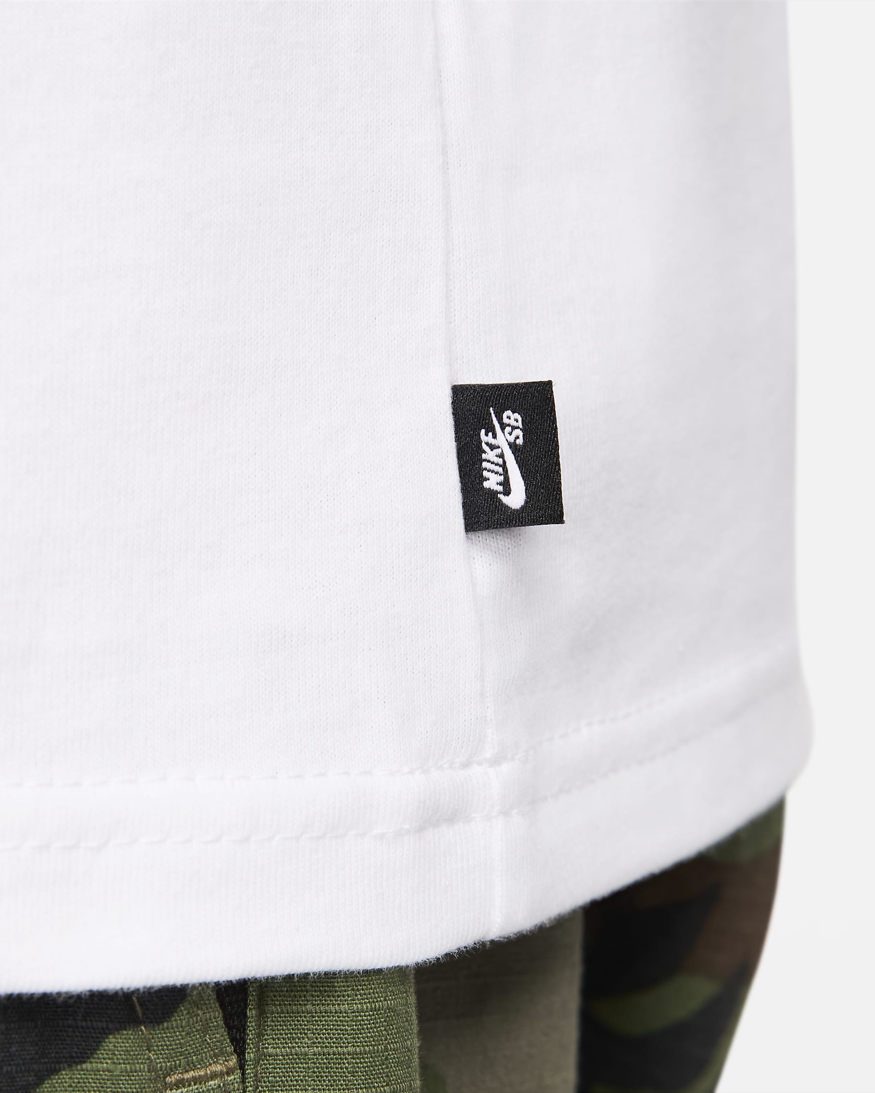 Nike SB Logo Skate T-Shirt - White/Black