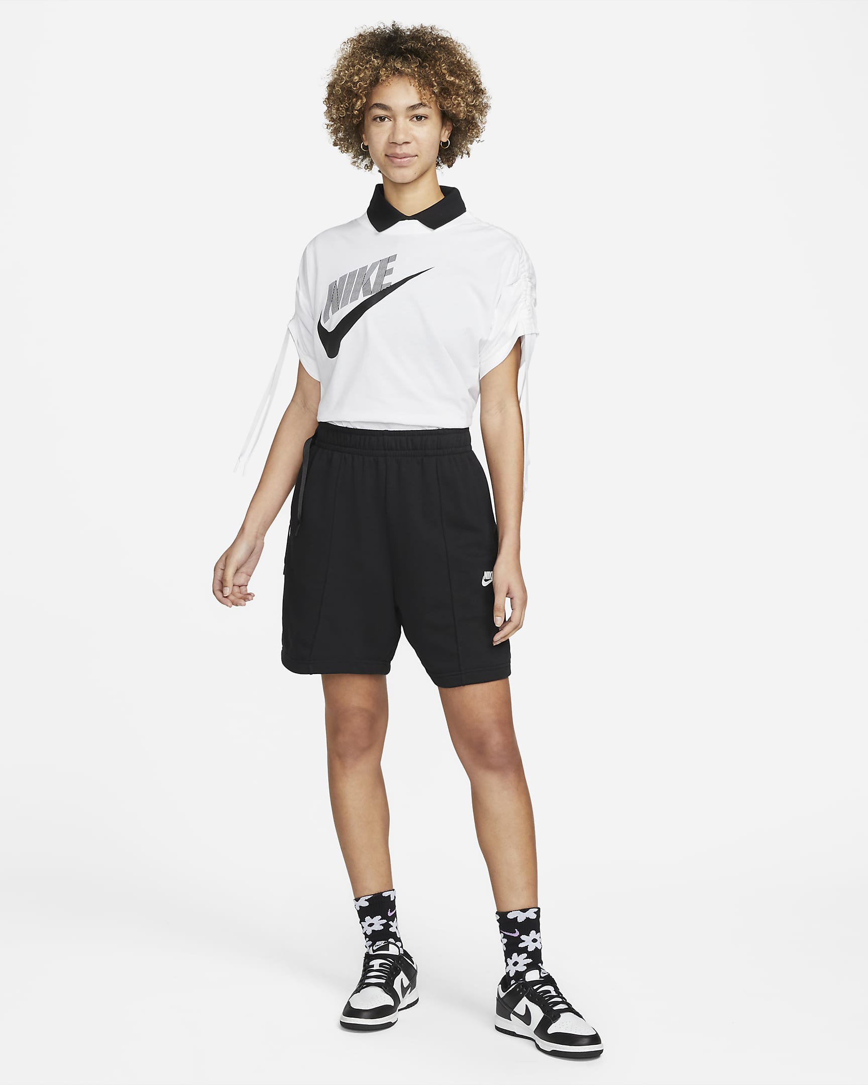 Nike Sportswear Women's HighRise Fleece Dance Shorts. Nike NL